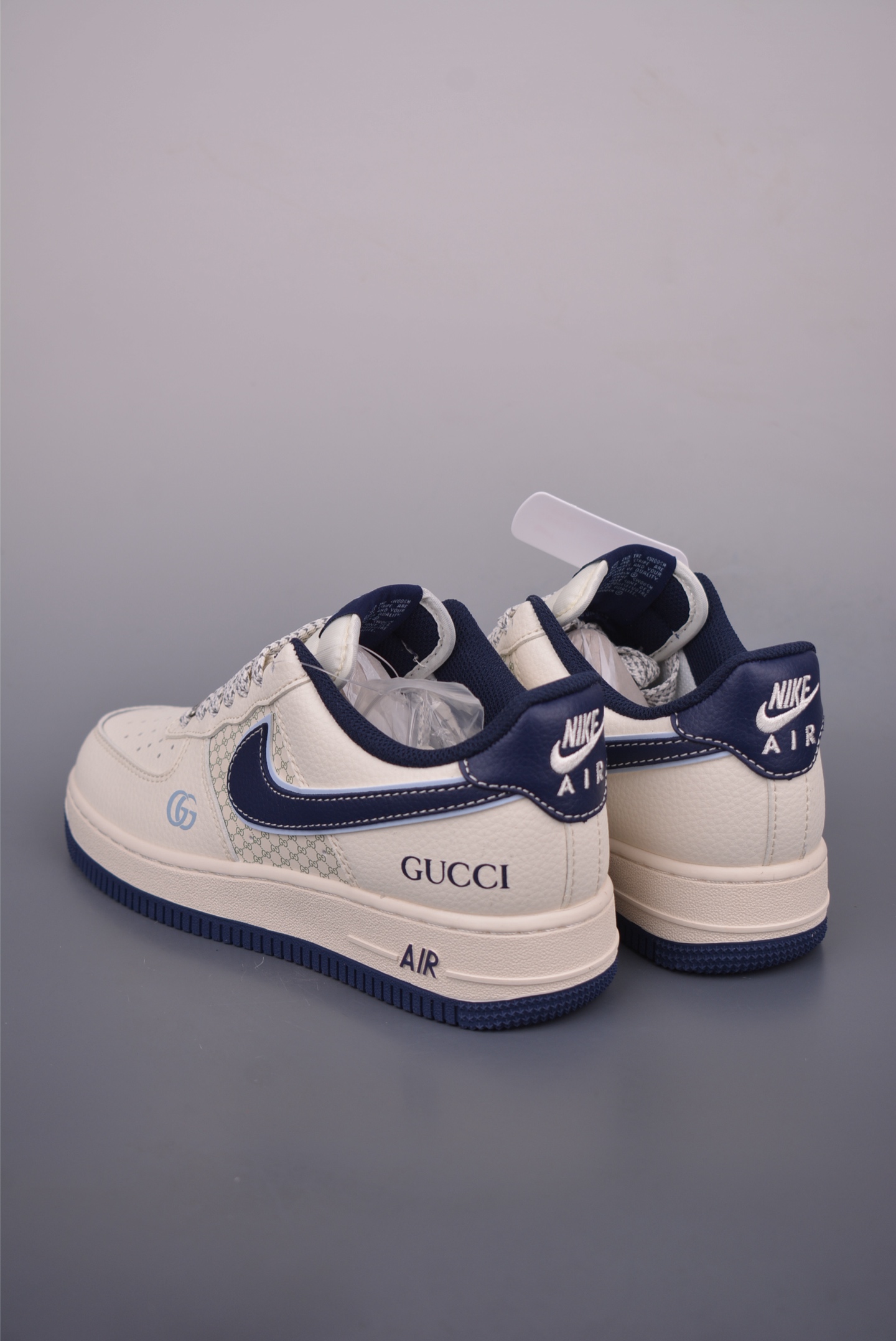 Nike Air Force 1 Low Gucci Cream Navy Sneakers - Limited Edition 3 i1752267310628 5266 0 1