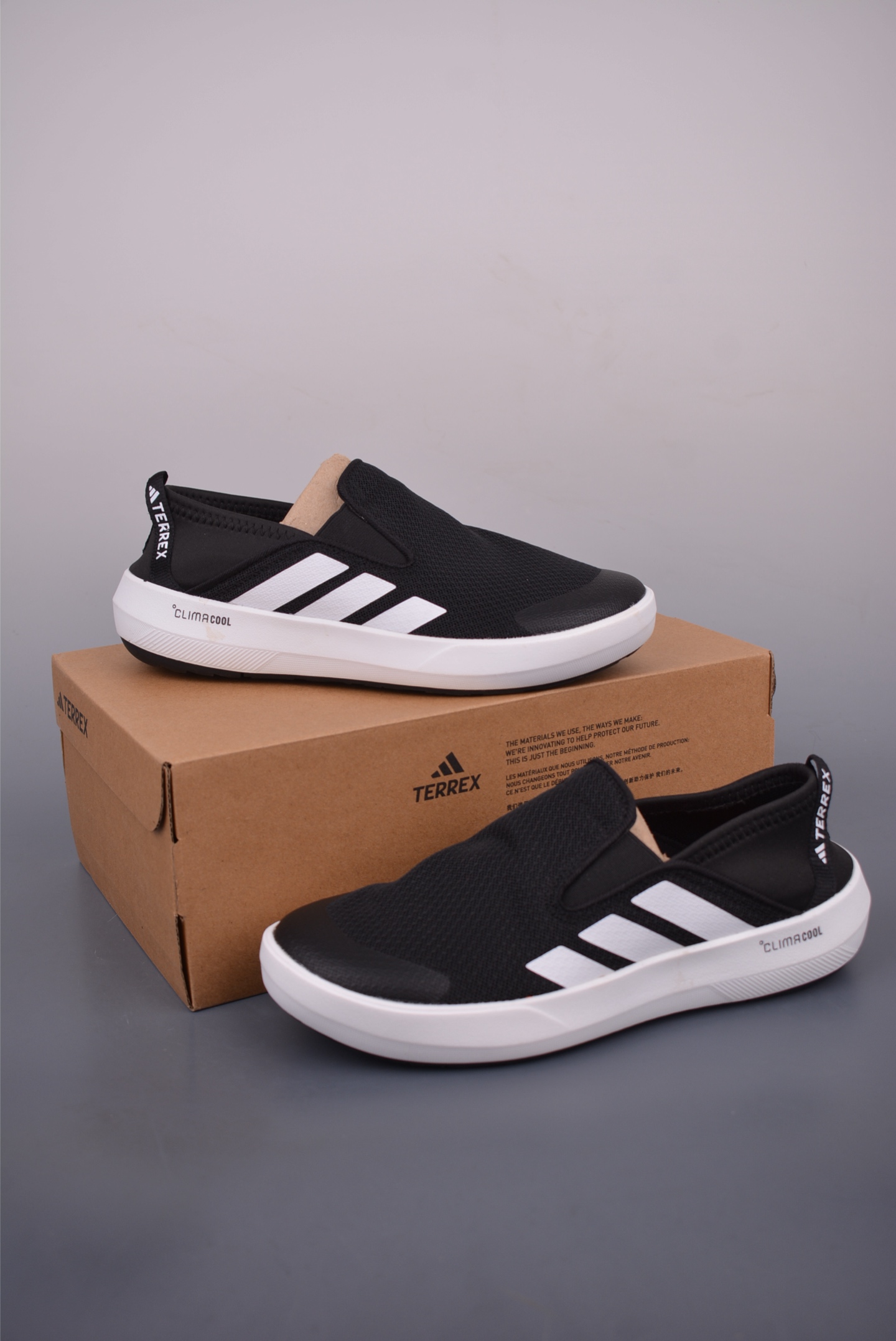 Adidas Terrex Boat Slip-On Climacool Water Shoes - Black/White 6 i1752270686151 6262 0 4