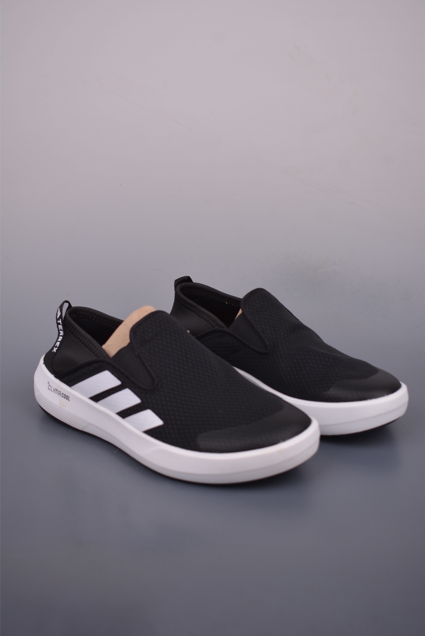 Adidas Terrex Boat Slip-On Climacool Water Shoes - Black/White 2 i1752270691276 3389 0 0