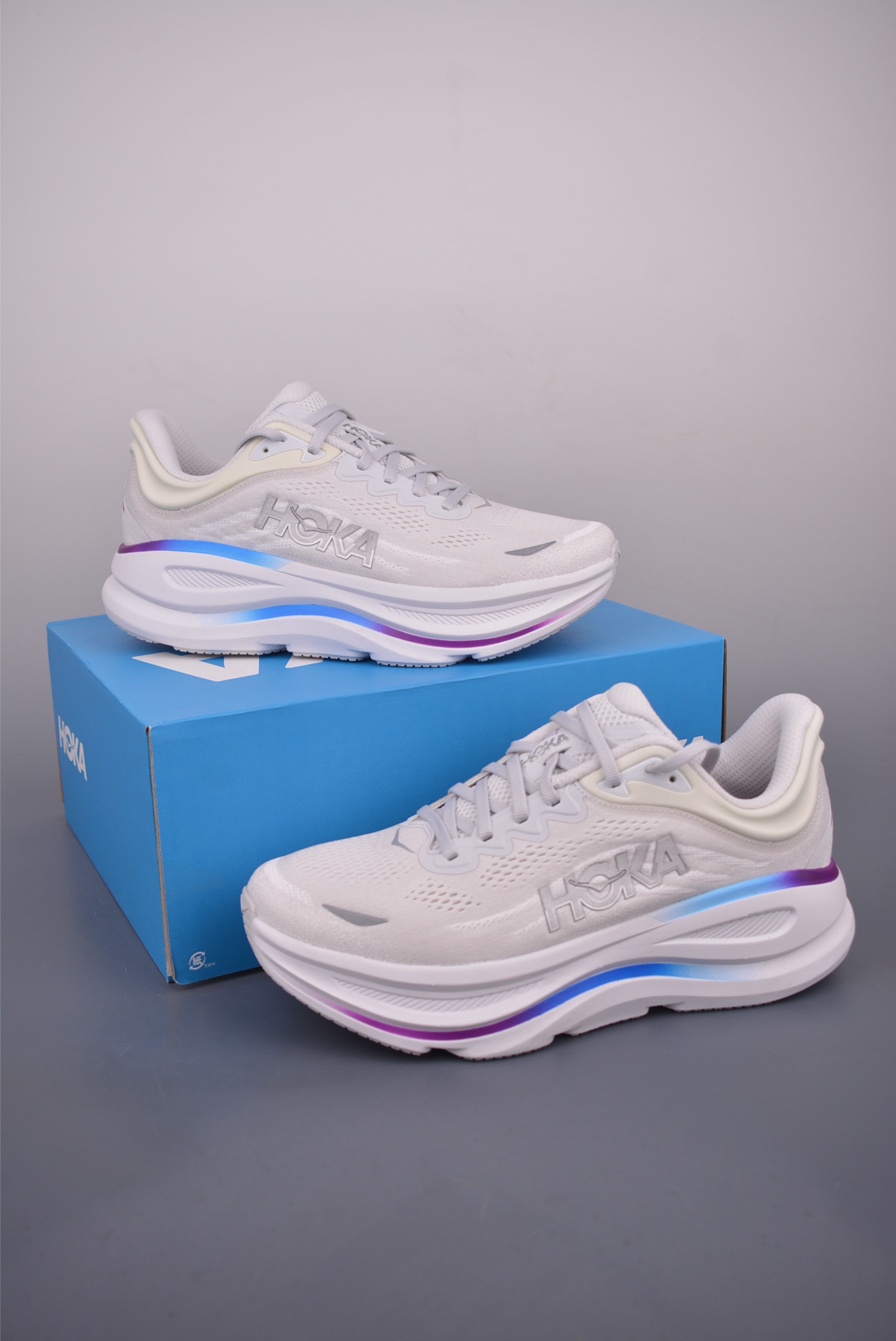 Z HOKA ONE ONE Bondi 9 WIDE 邦迪九代舒适防滑耐磨低帮休闲跑步鞋 1162011