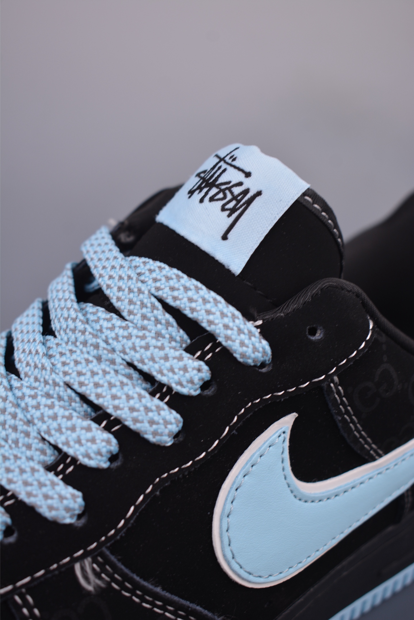 Nike Air Force 1 Low Custom Black/Blue - Limited Edition Style & Comfort 8 i1752441306342 8828 0 6