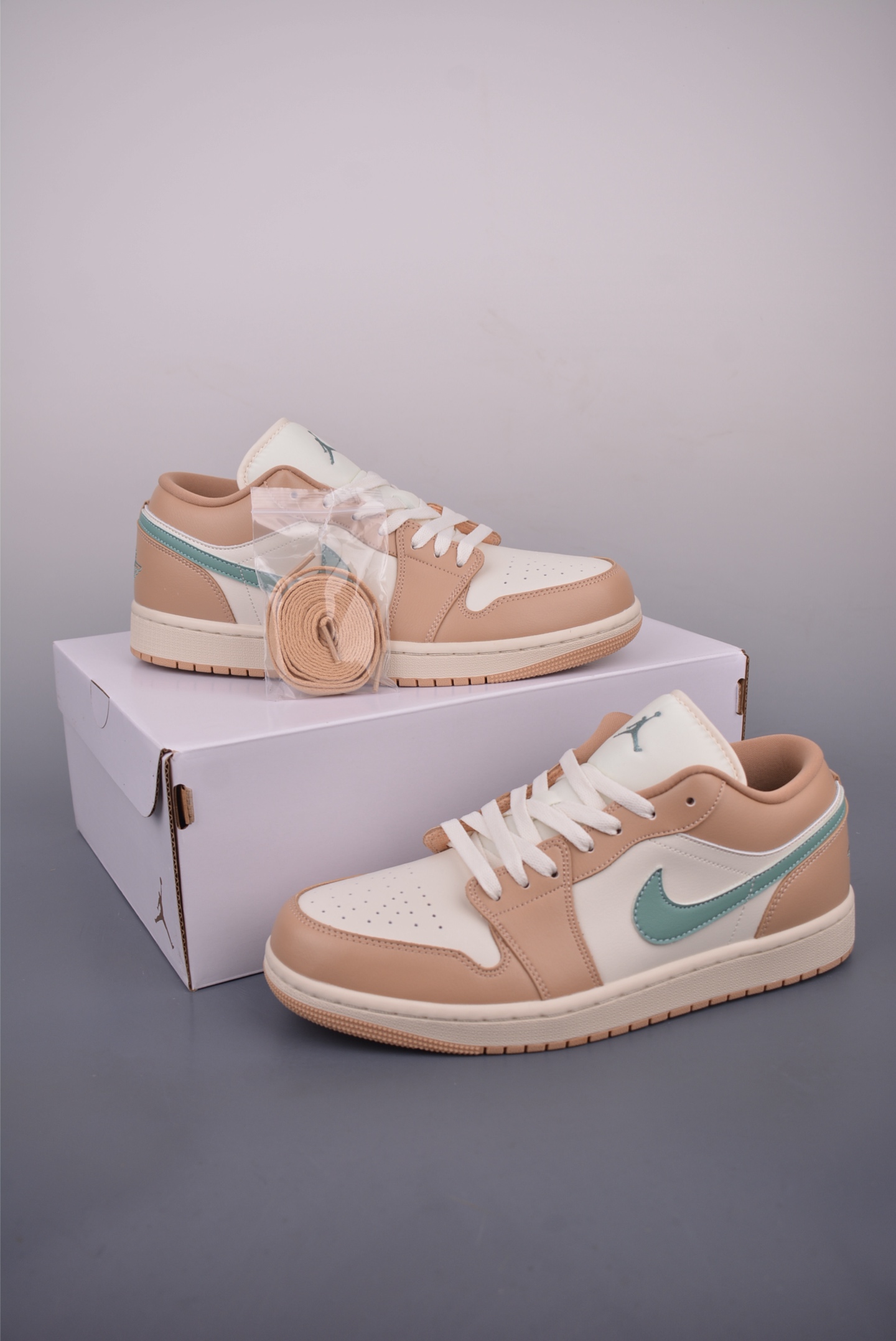 Air Jordan 1 Low 米橙 AJ1乔1低帮休闲板鞋 DC0774-130