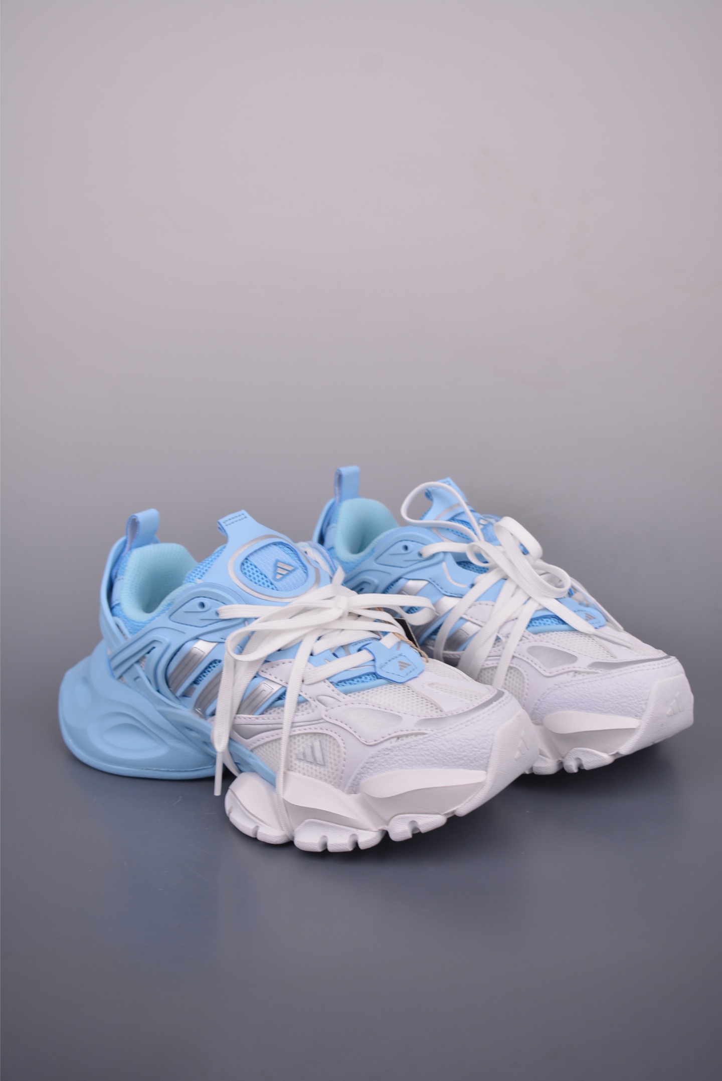 Adidas Vento XLG Deluxe Trendy Tech Chunky Sneakers - Light Blue/White 2 i1752442546086 3382 0 0