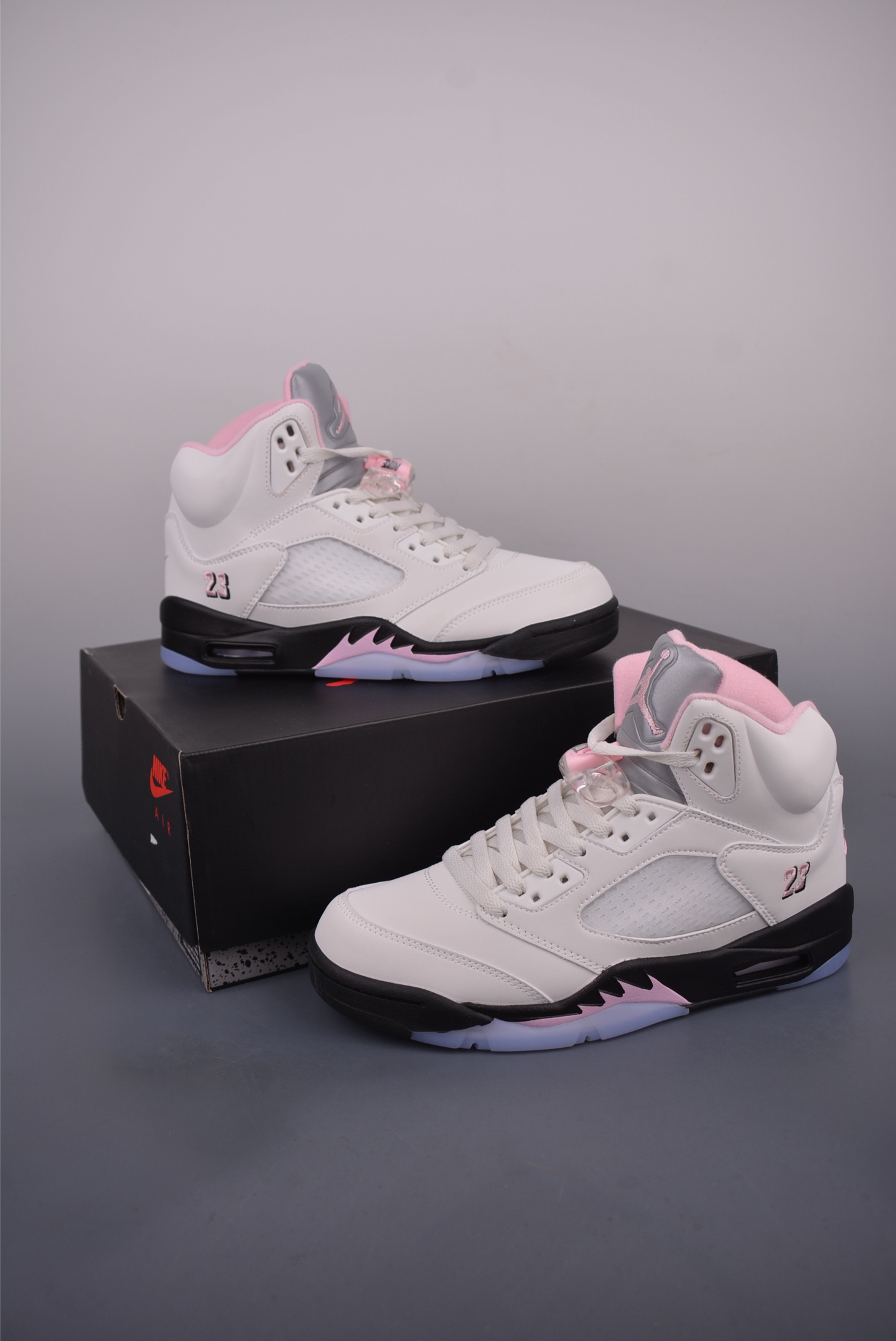 Air Jordan 5 Retro 'Medium Soft Pink' White, Black, and Pink 5 i1752529978739 8813 0 4