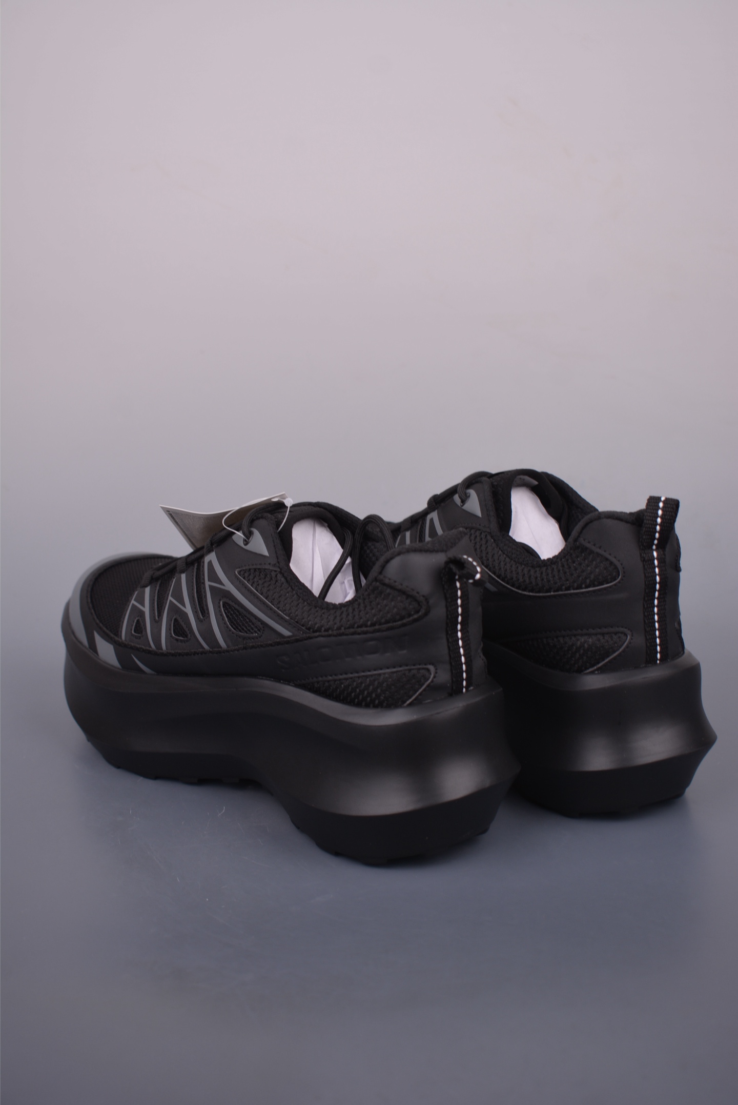 CDG x Salomon XT-6 Platform Sneakers - Black and Gray, Comfortable and Stylish 3 i1752530094926 9843 0 1