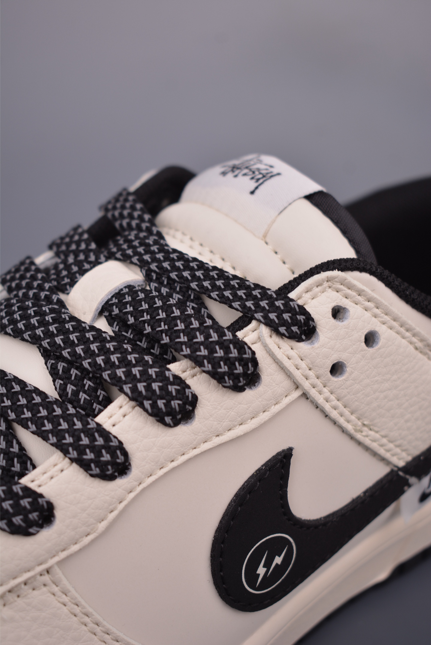 Nike SB Dunk Low Stussy Cream Black Sneakers Fashionable Casual Shoes 8 i1752530632507 7275 0 6