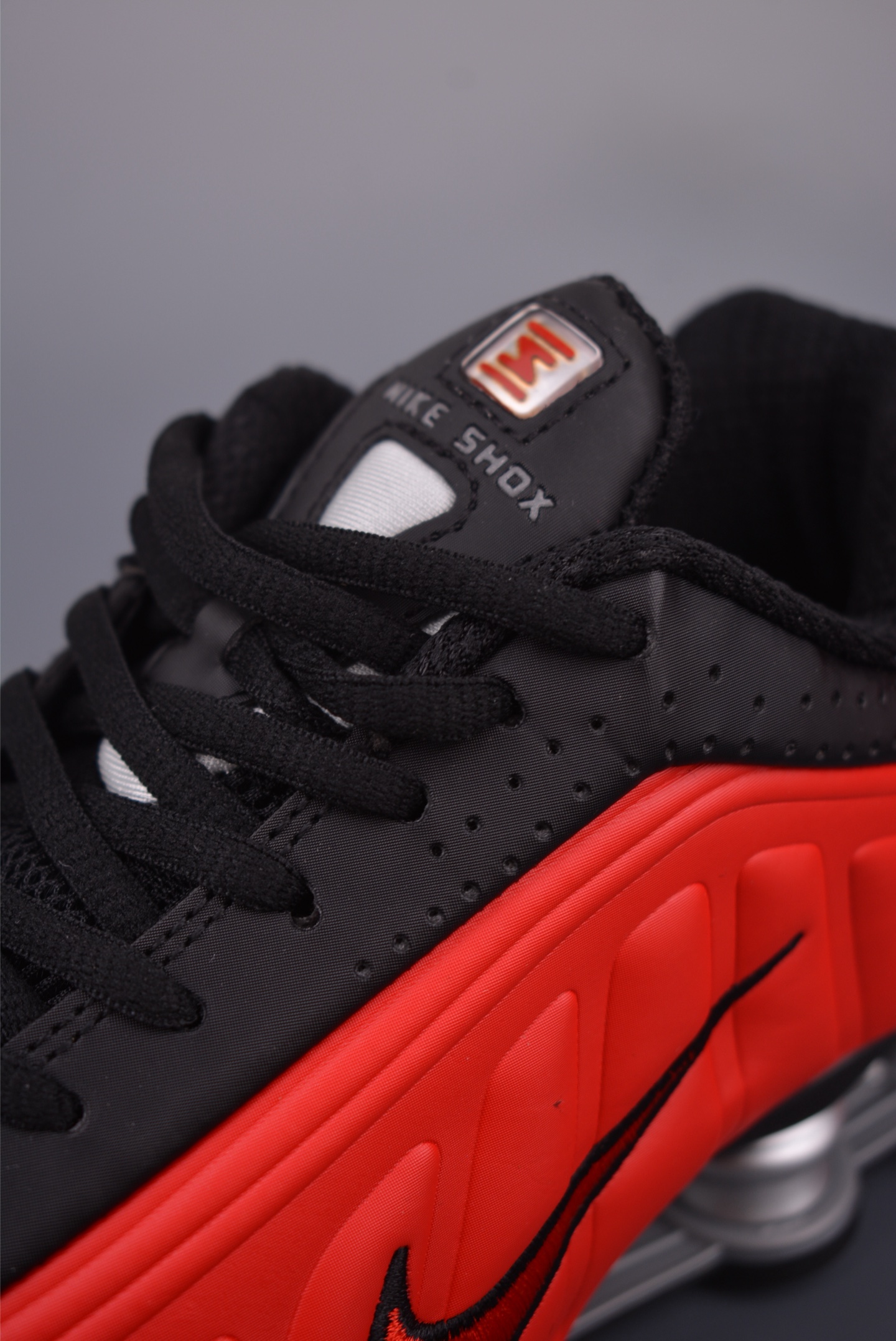 Nike Shox Ride 2 SP x Supreme Running Shoes - Black/Red, HQ1988, Full Cushion 7 i1752609046502 391 0 6