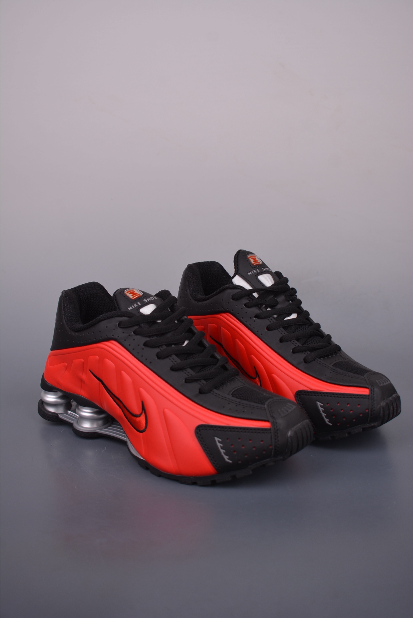 Nike Shox Ride 2 SP x Supreme Running Shoes - Black/Red, HQ1988, Full Cushion 1 i1752609046520 8559 0 0
