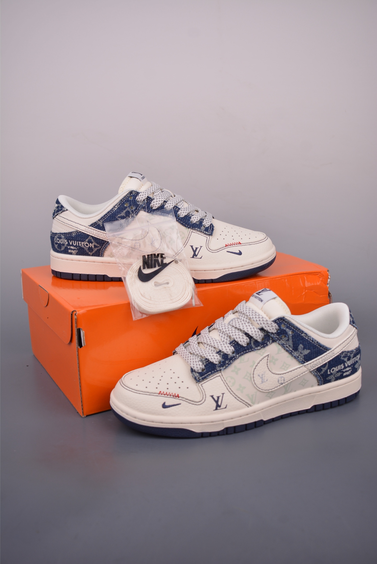 Nike SB Dunk Low Louis Vuitton Sneaker, Original Leather, Perfect Details 5 i1752611864818 8475 0 4