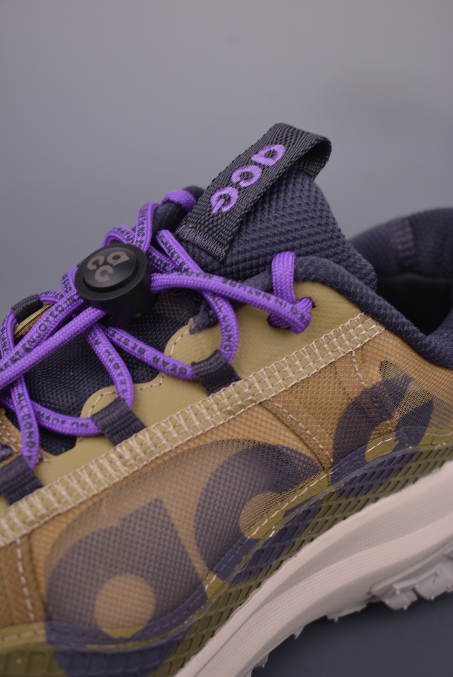 Nike ACG Mountain Fly 2 Low Hiking Trail Shoes - Olive/Purple 7 i1752615594108 6913 0 6