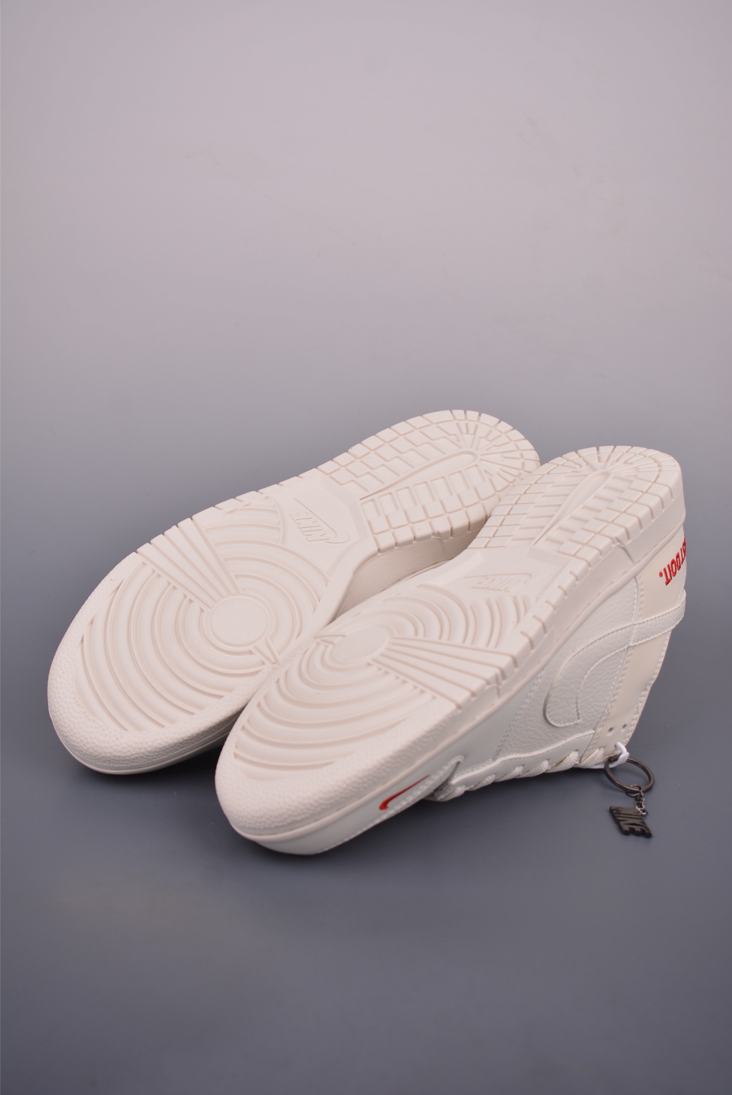 Nike SB Dunk Low Just Do It Premium Leather Sneakers - Cream White/Red 3 i1752792110612 7356 0 2