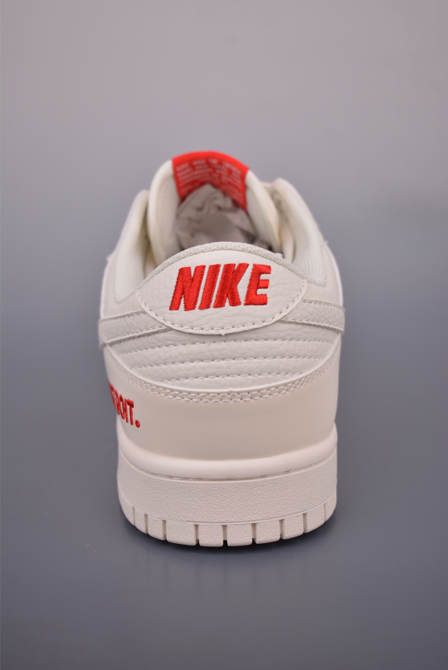Nike SB Dunk Low Just Do It Premium Leather Sneakers - Cream White/Red 4 i1752792110638 2844 0 3