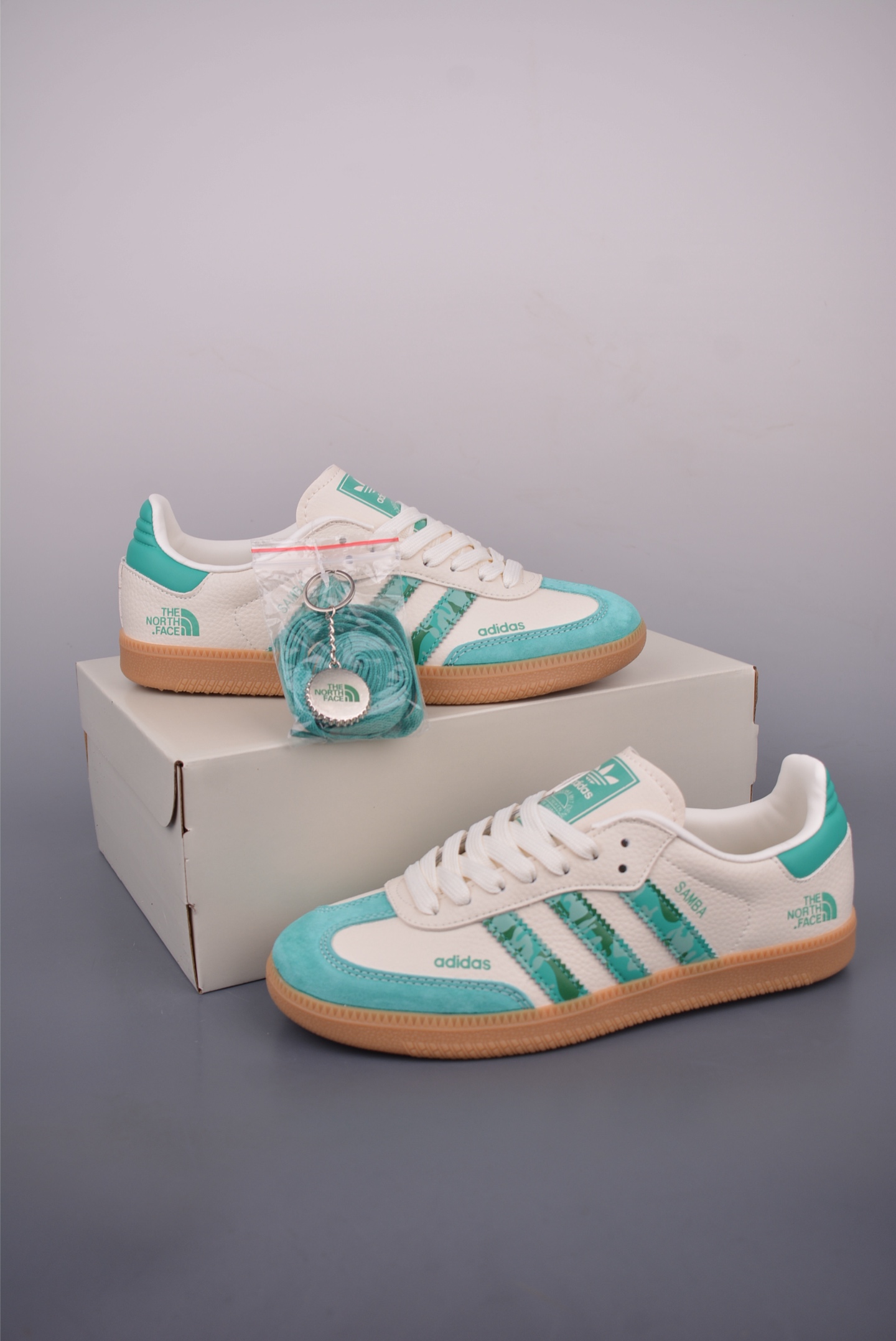 Adidas Samba OG DIY The North Face Retro Sneakers Unisex Sports Shoes 2 i1752793210504 7517 0 0