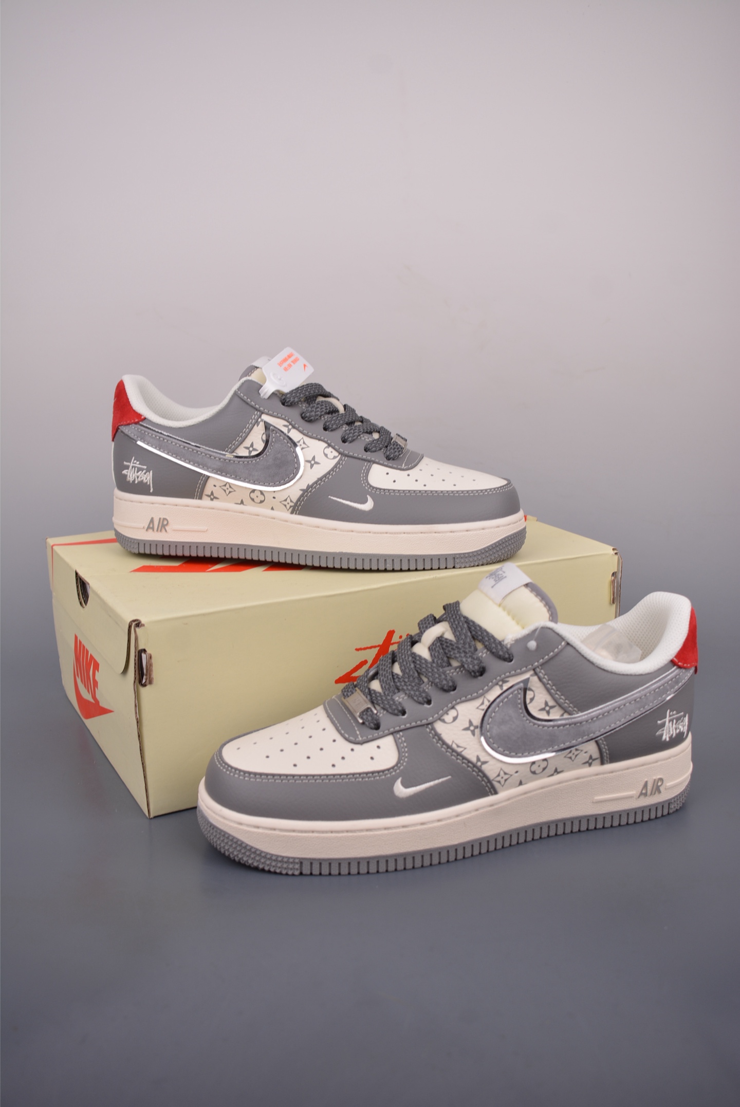 Nike Air Force 1 Low Stussy Fossil Sneakers Premium Quality Limited Edition 3 i1752878441661 4159 0 1