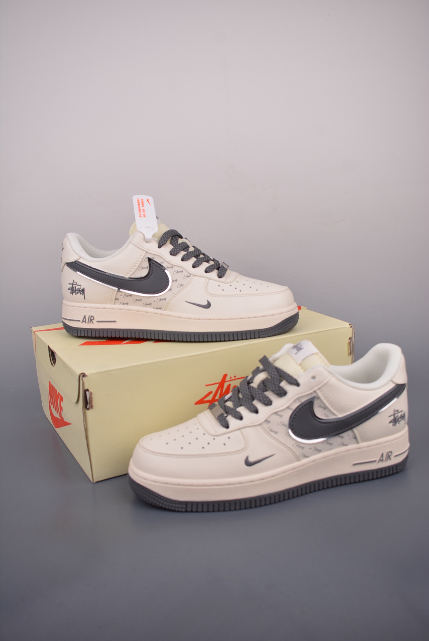 Nike Air Force 1 Low Stussy Fossil Sneakers Premium Quality Limited Edition 2 i1752878445560 9935 0 0