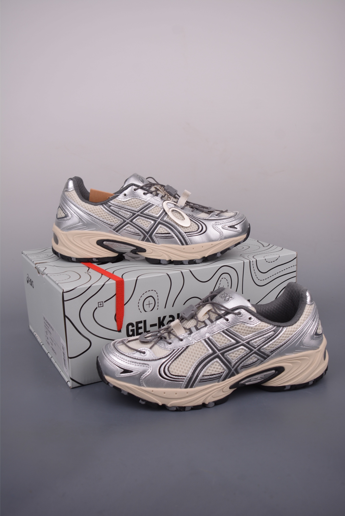 Asics GEL-Kahana TR V4 Silver Running Shoes Breathable Low-Top Sneakers 2 i1752878939335 7498 0 0