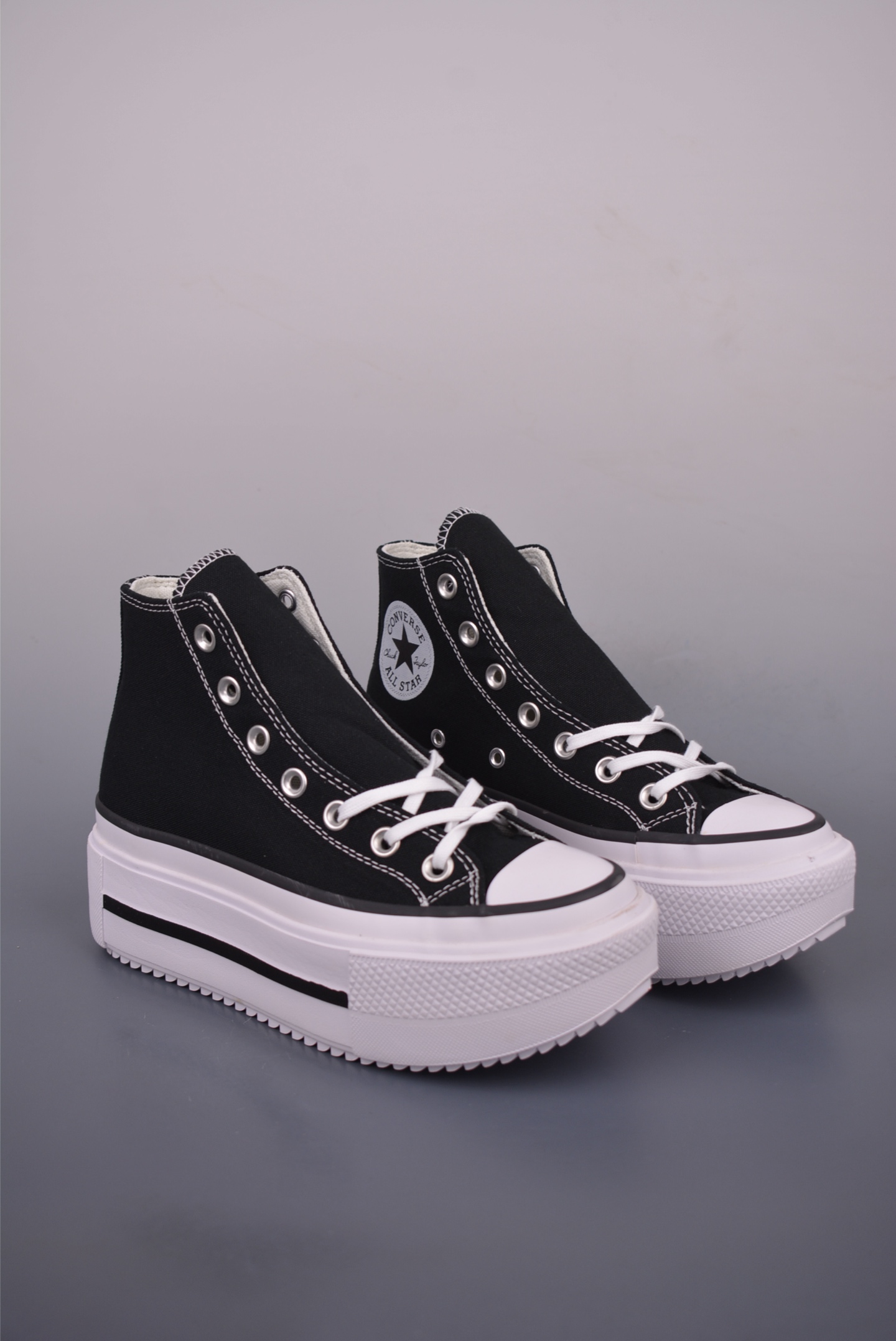 Converse All Star Lift Platform Double Stack High Top Sneakers, Black 1 i1752954744009 6705 0 0