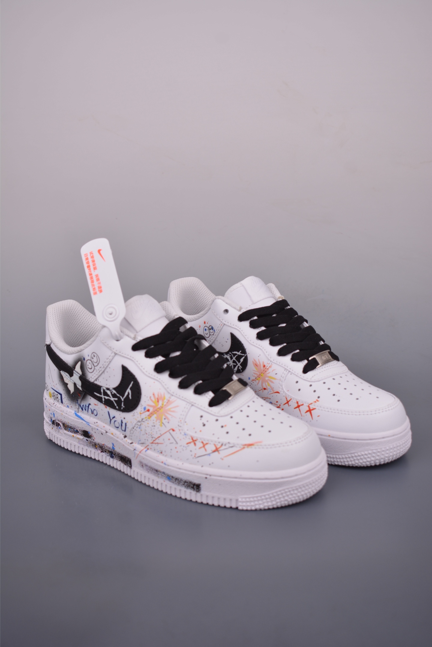Nike Air Force 1 Low Graffiti Sneakers Custom Design - Limited Edition 2 i1752957026629 9188 0 0