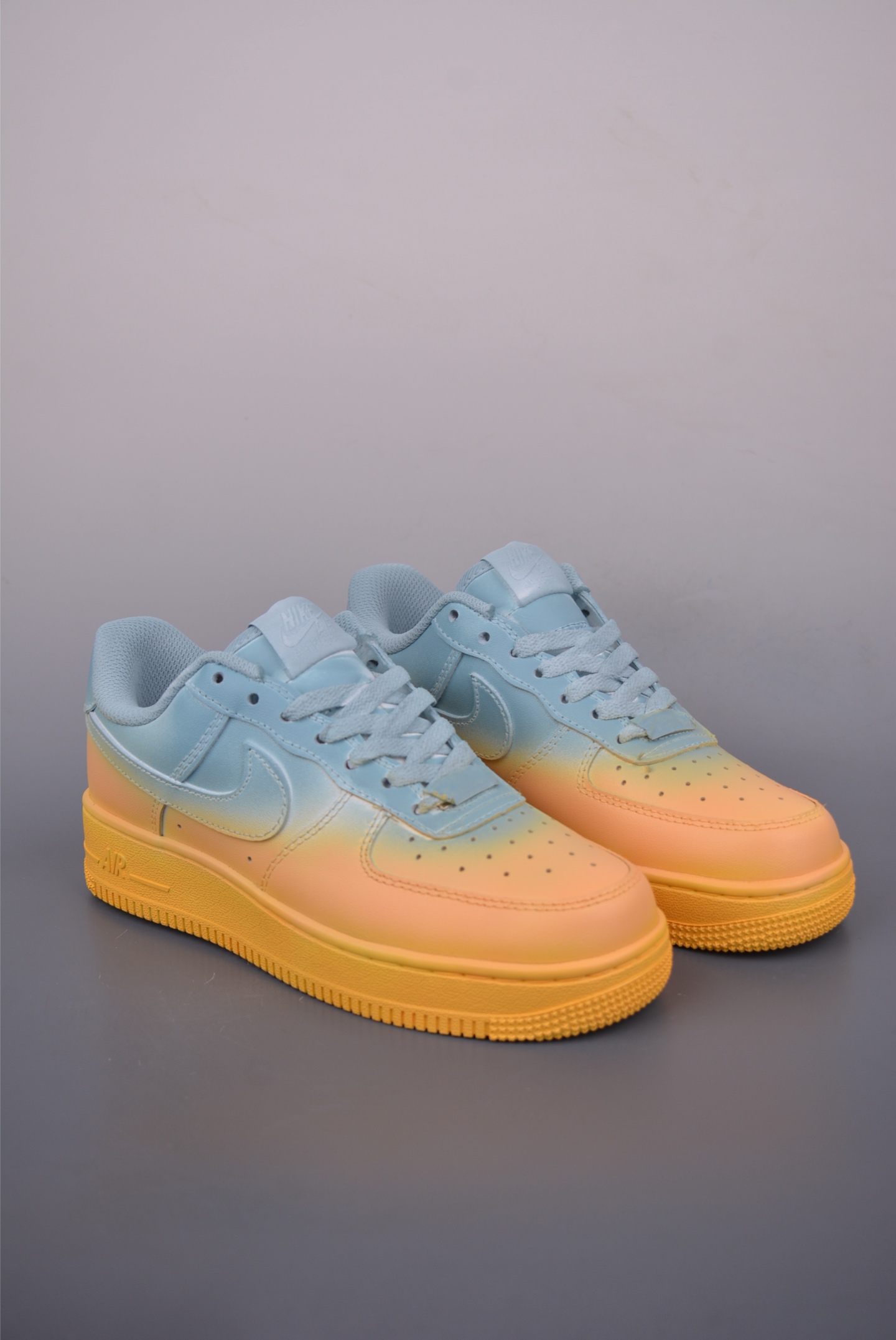 Nike Air Force 1 Low Blue Yellow Gradient Authentic Sneakers - Limited Edition 2 i1752957073408 4295 0 0