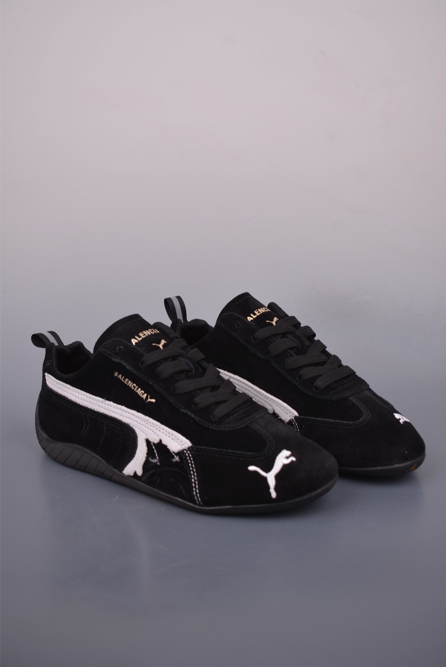 Puma Speedcat x Balenciaga Low-Top Sneakers - Black Suede Racing Shoes 1 i1752958098594 1249 0 0