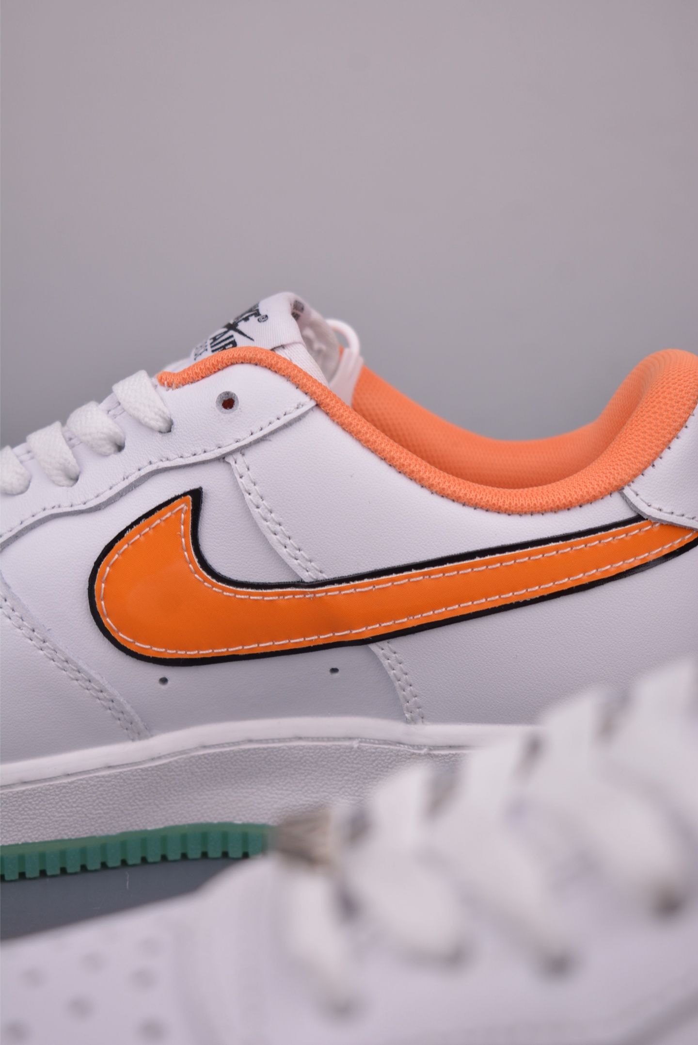 Nike Air Force 1 Low White/Orange Peel Casual Shoes - IH4962-100 8 i1752958205095 7431 0 7