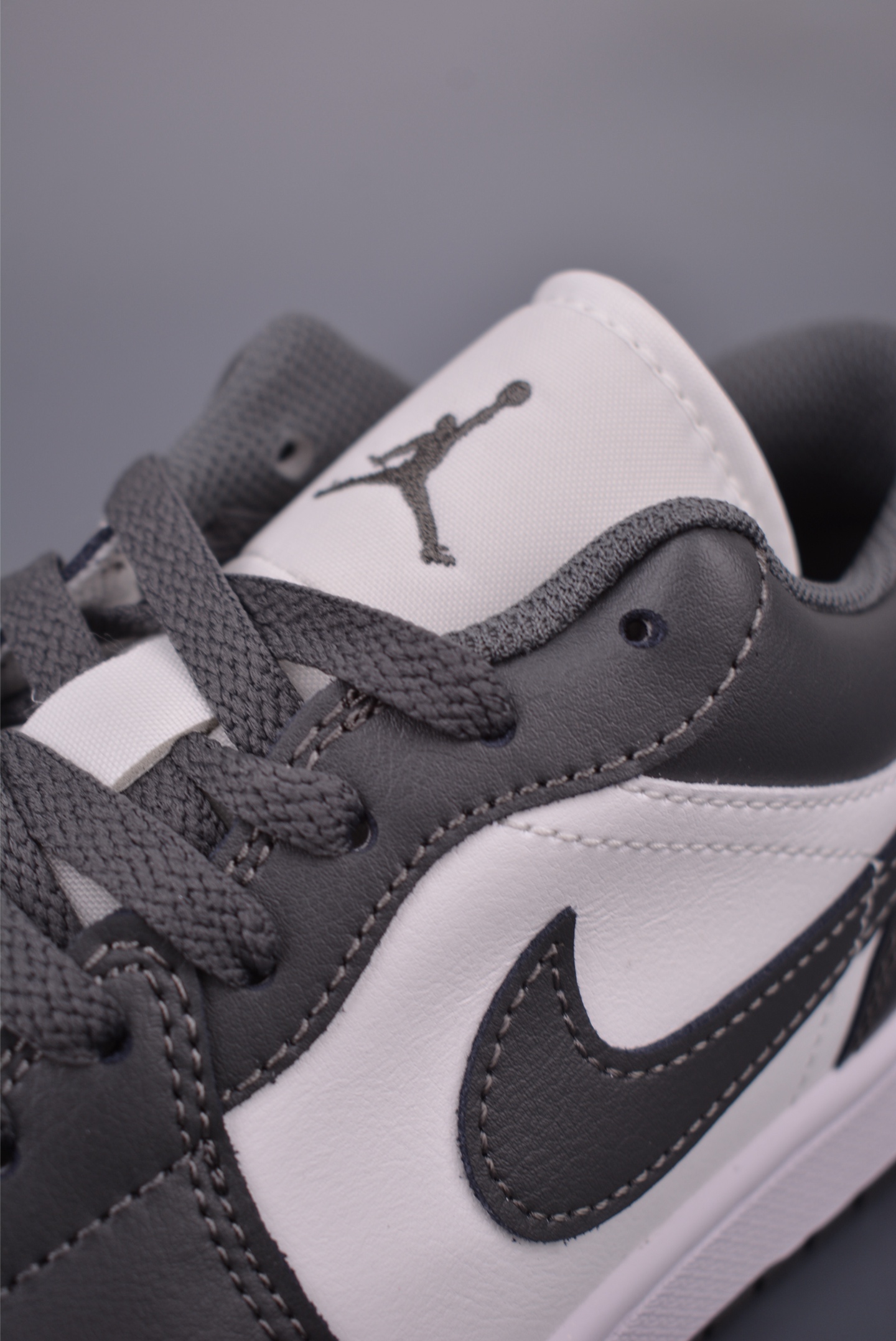 Air Jordan 1 Low Grey/White Original Leather Sneakers - Premium Quality 8 i1752959379389 5336 0 6