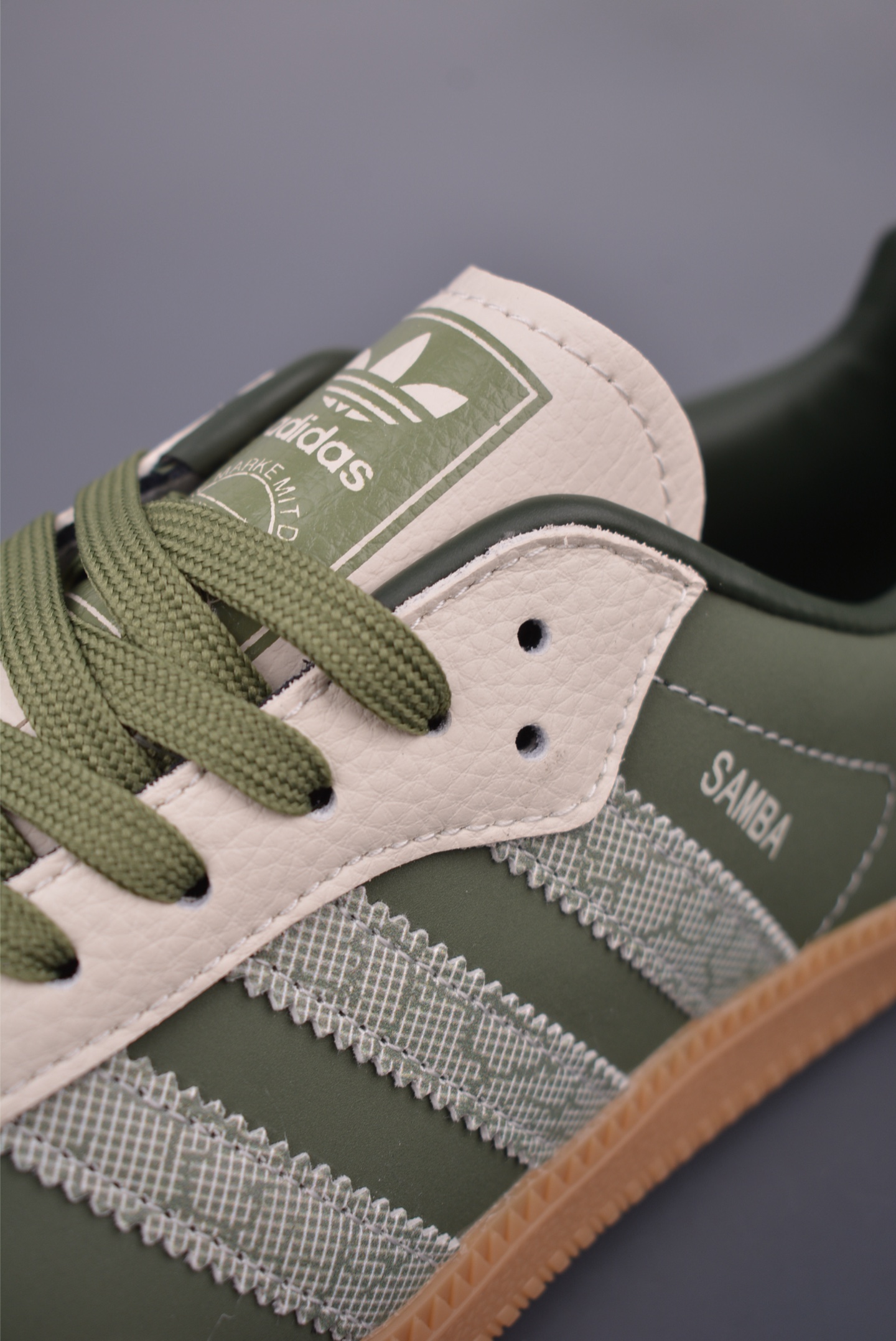 Adidas Samba OG DIY Collab Retro Sneakers - Olive Green, Premium Quality Shoe 8 i1752963192292 426 0 6