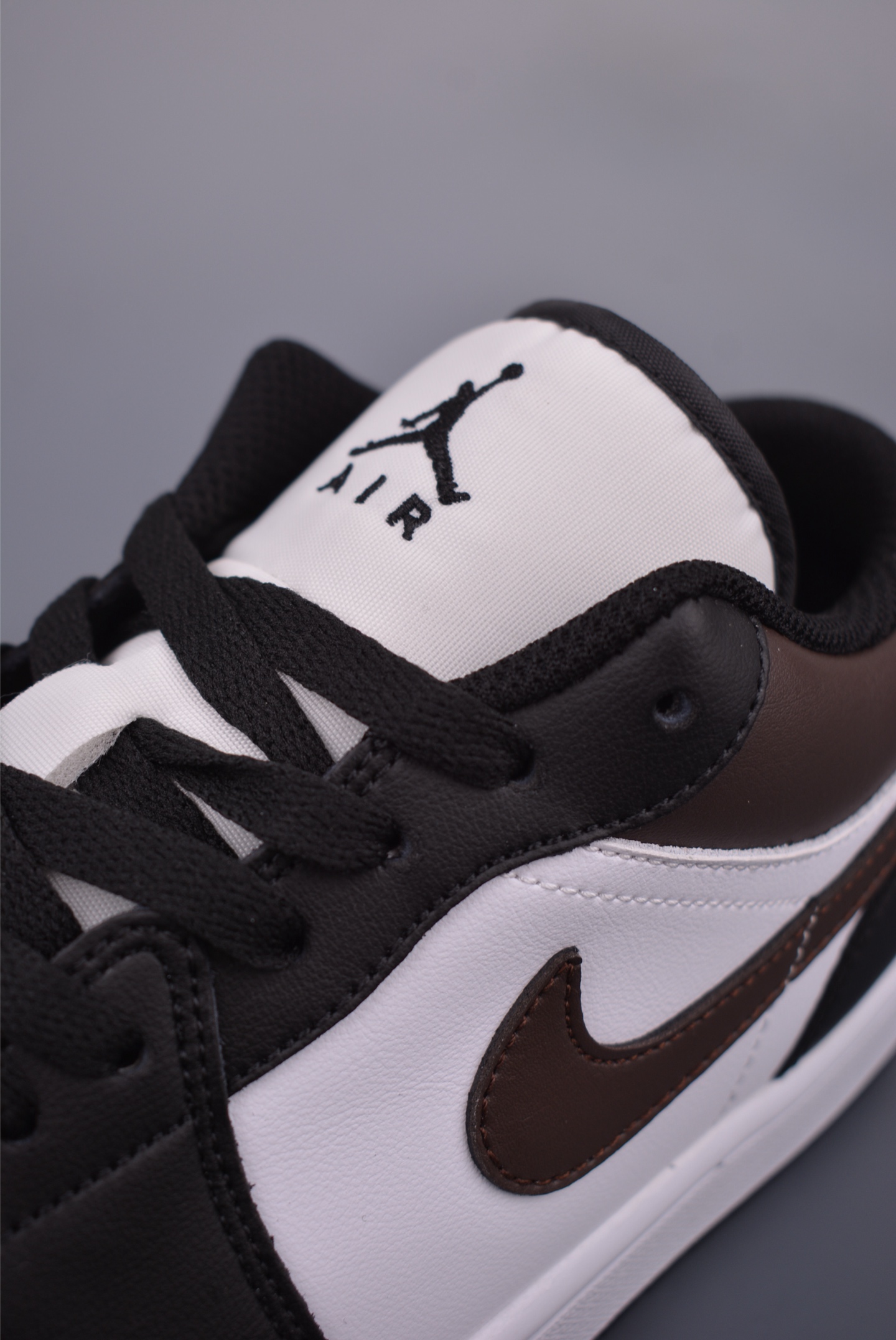Air Jordan 1 Low Mocha Black Casual Sneakers, Premium Leather, Comfort Fit 8 i1753134777329 4278 0 6