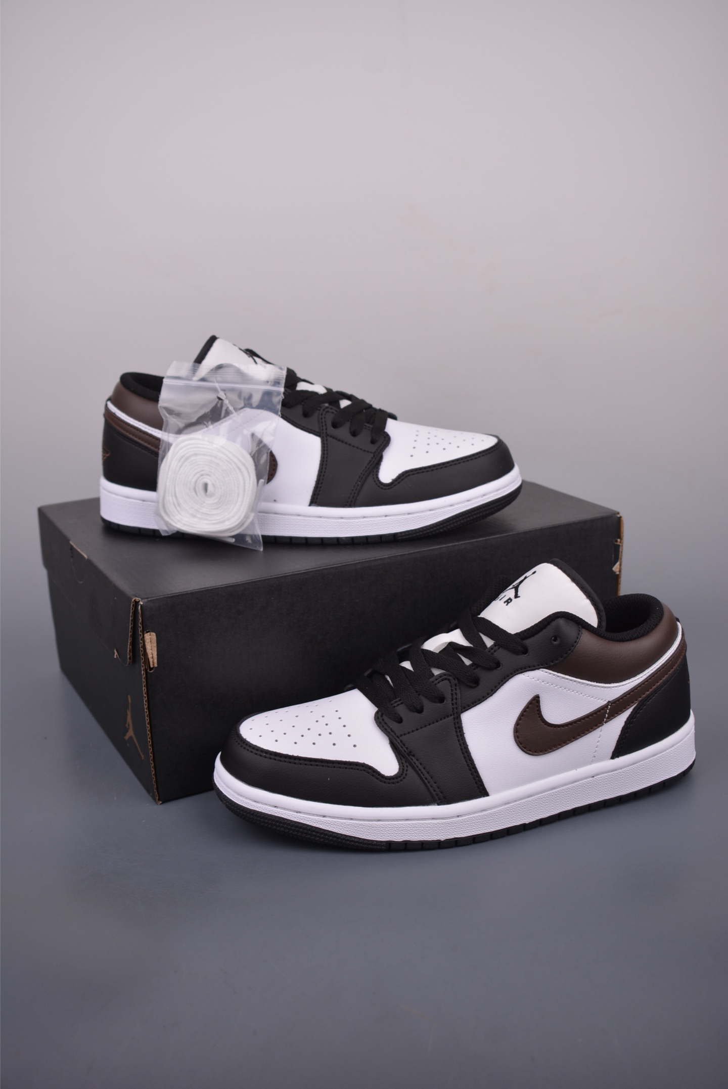 Air Jordan 1 Low Mocha Black Casual Sneakers, Premium Leather, Comfort Fit 6 i1753134779210 5177 0 4