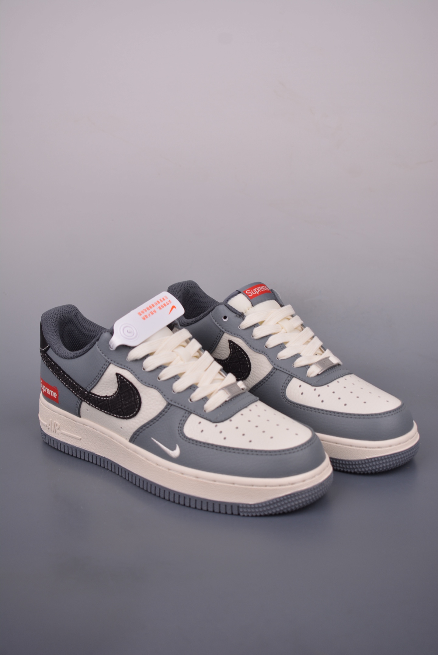 Nike X Supreme Air Force 1 Low Grey Sneakers - Limited Edition Style 2 i1753138719880 6996 0 0