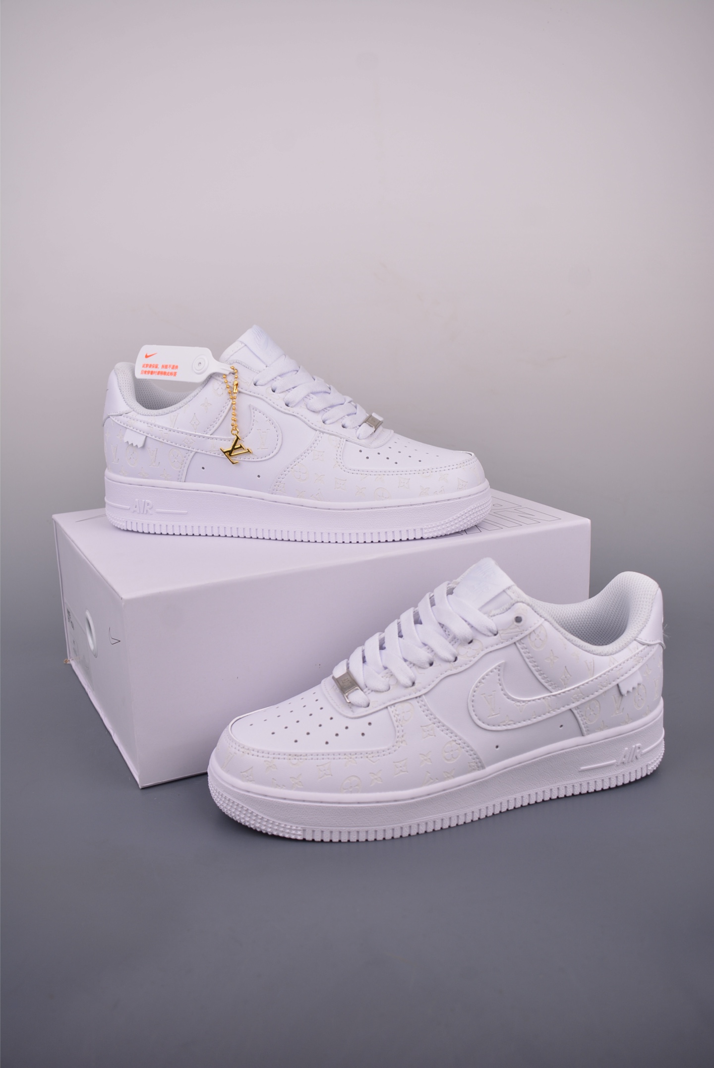 Nike Air Force 1 Low Louis Vuitton White Custom Sneakers - All Sizes 6 i1753138810329 4800 0 4
