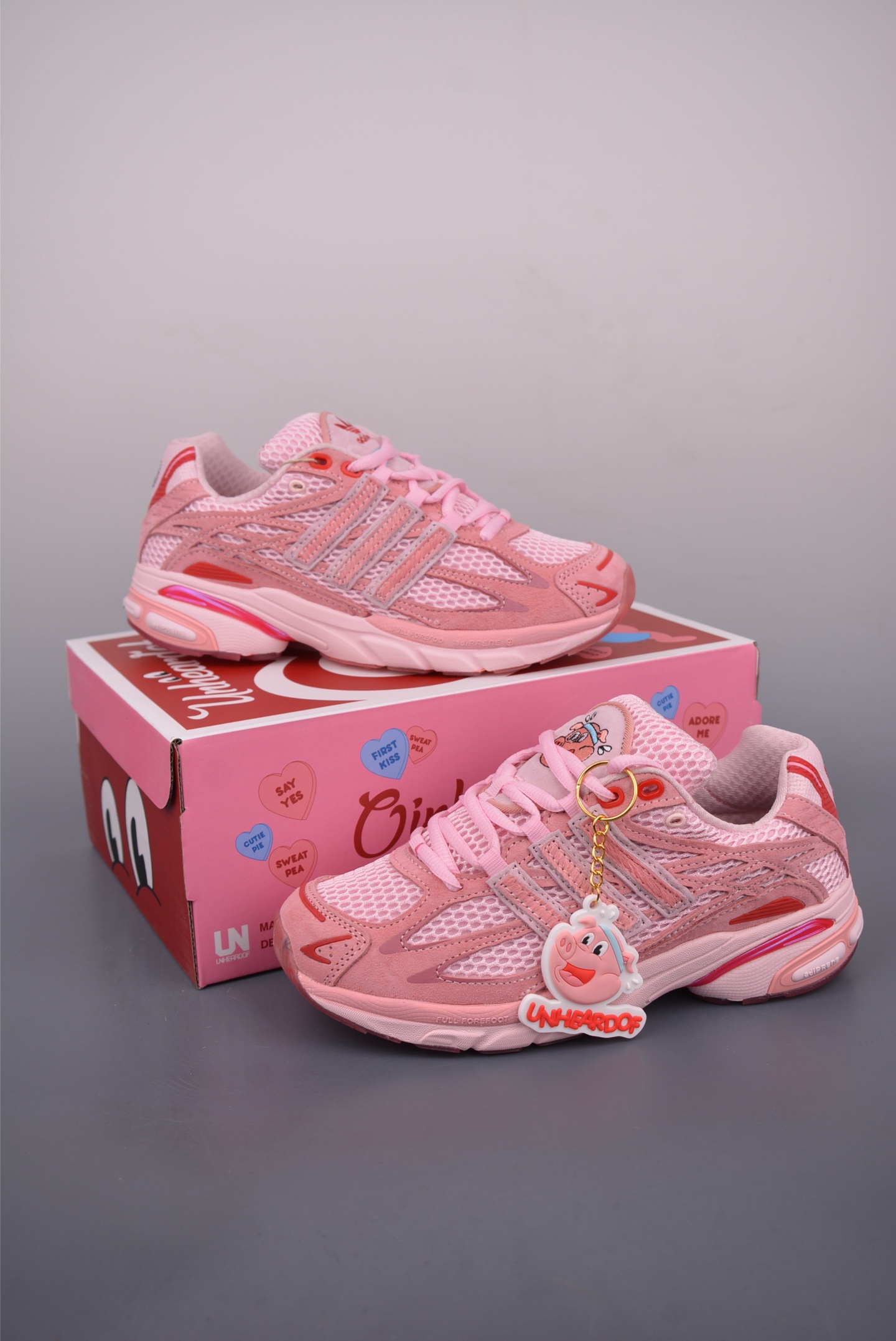 Unheardof x Adidas Originals Adistar Cushion 3 Pink Retro Running Shoes 5 i1753140043946 8350 0 4