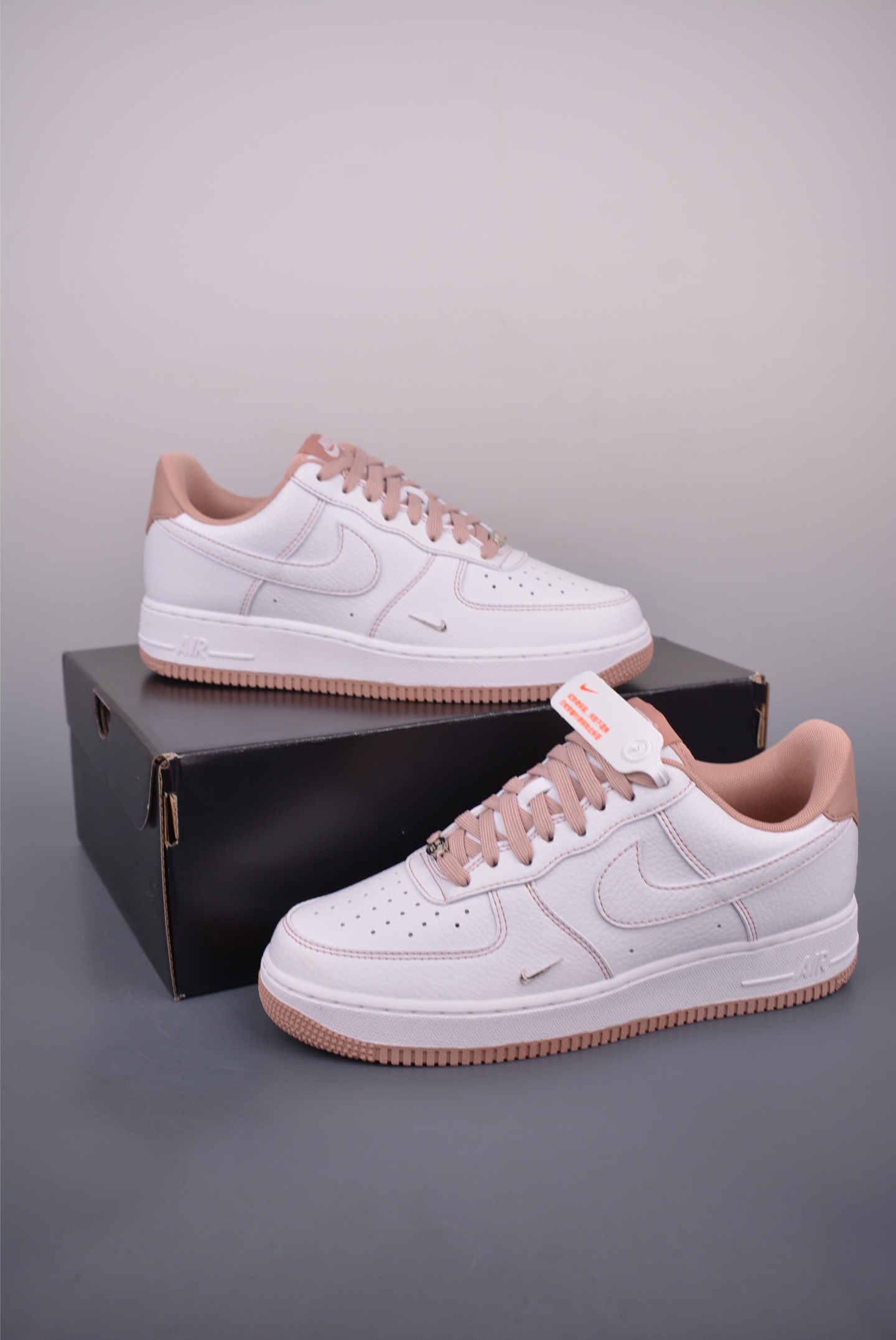 Nike Air Force 1 Low White Pink Mini Swoosh Women's Shoes IB6543-100 5 i1753222393263 8498 0 4