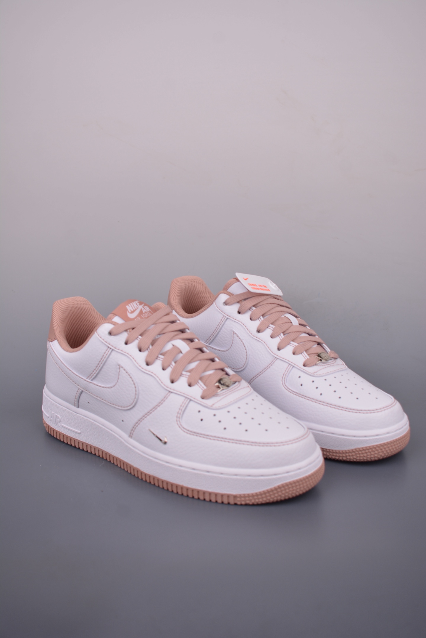 Nike Air Force 1 Low White Pink Mini Swoosh Women's Shoes IB6543-100 1 i1753222395233 5540 0 0