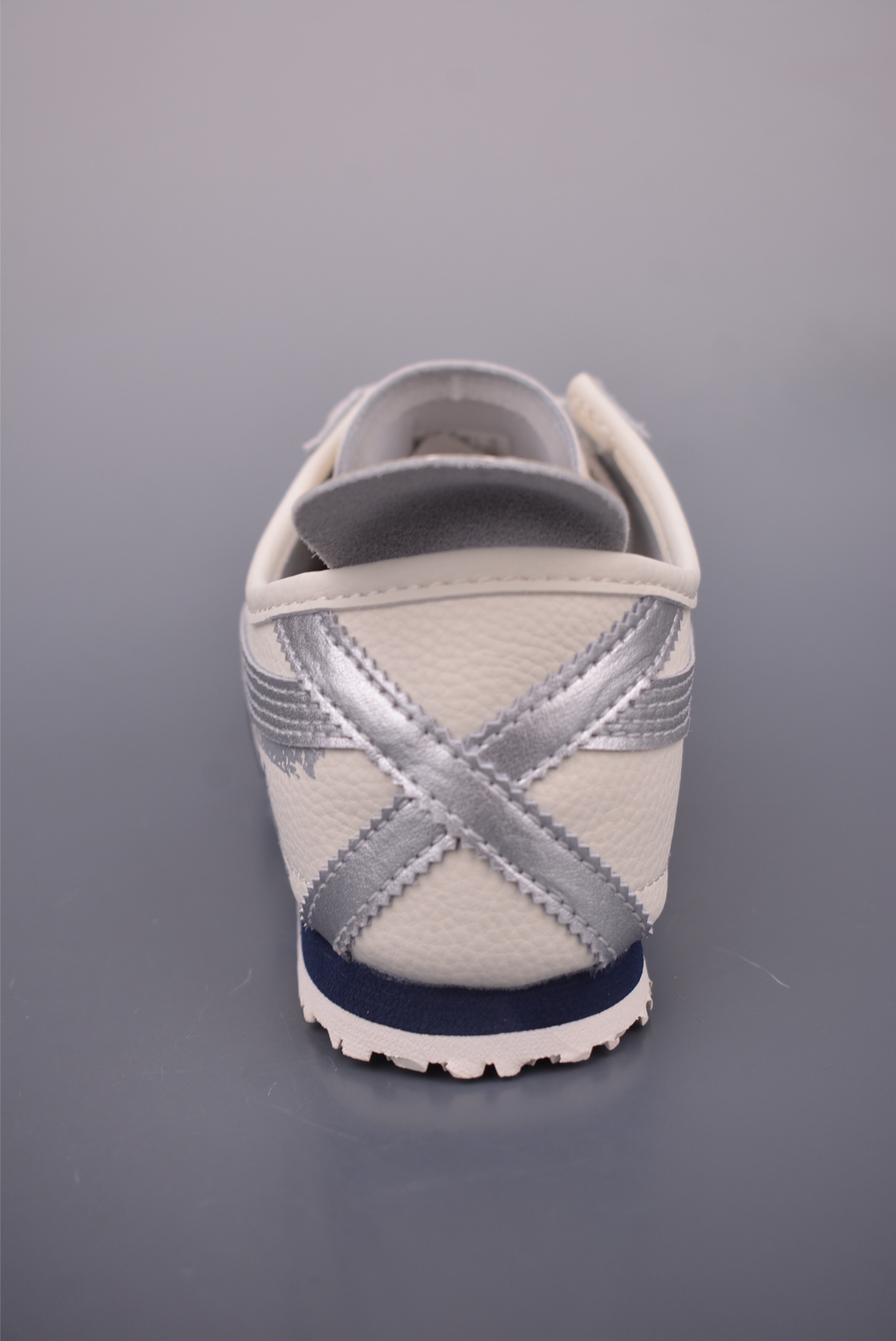 Onitsuka Tiger MEXICO 66 Cream/Navy Leather Sneaker - Louis Vuitton Edition 5 i1753223688212 6811 0 3