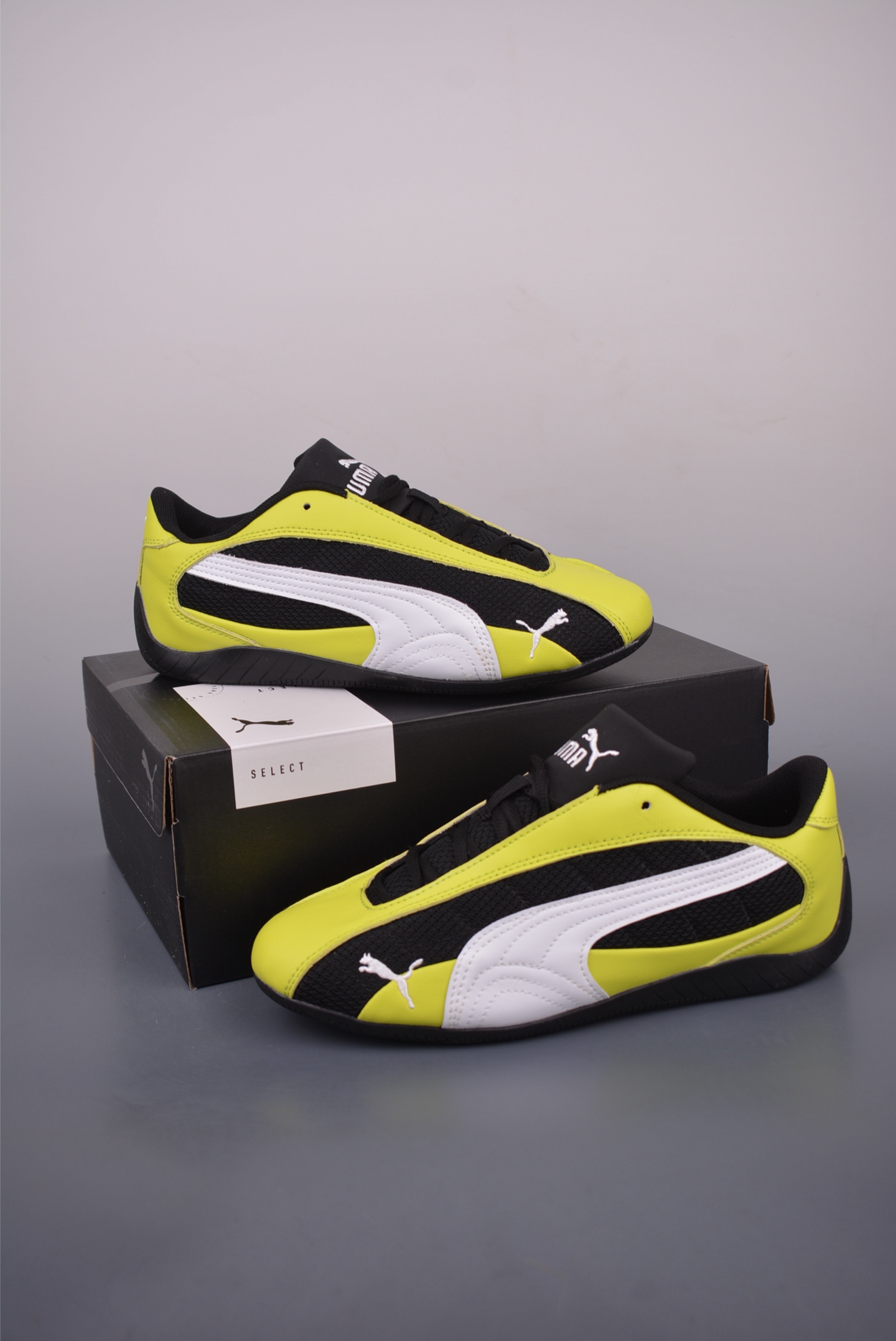 Puma Speedcat Plus Sneakers: Retro Racing Style, Lemon Tonic/Puma White 6 i1753308738360 9258 0 4