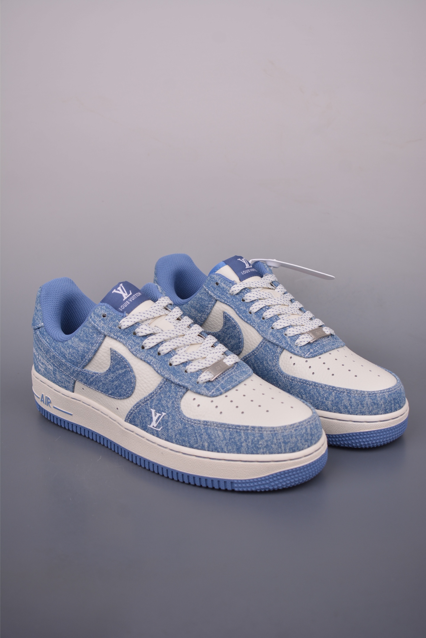Nike X Louis Vuitton Air Force 1 Low Denim Blue Fashion Sneakers 1 i1753397817278 148 0 0