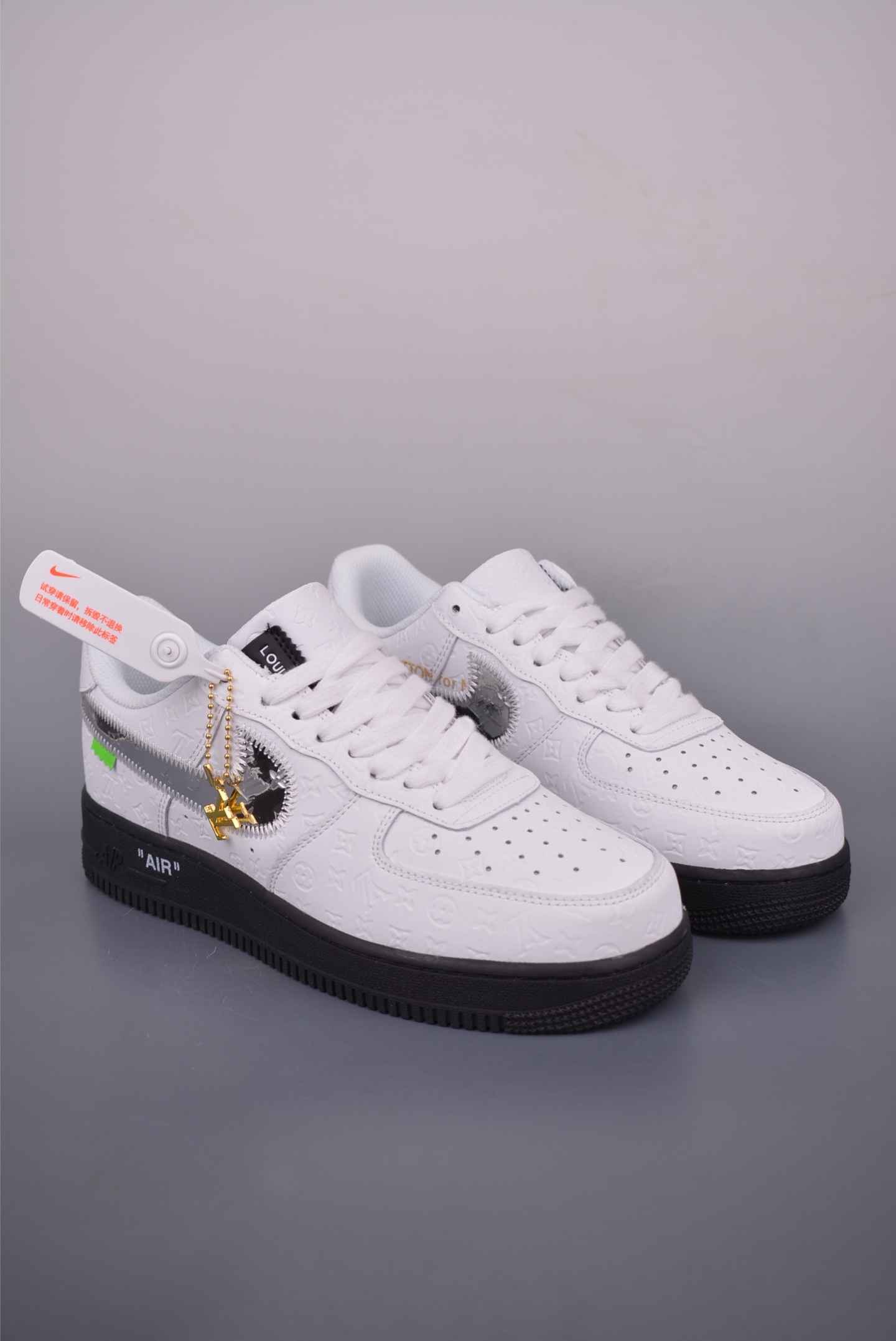 Nike Air Force 1 Low Custom "Louis Vuitton" White Black,Sizes 36-45 1 i1753483675705 4708 0 0
