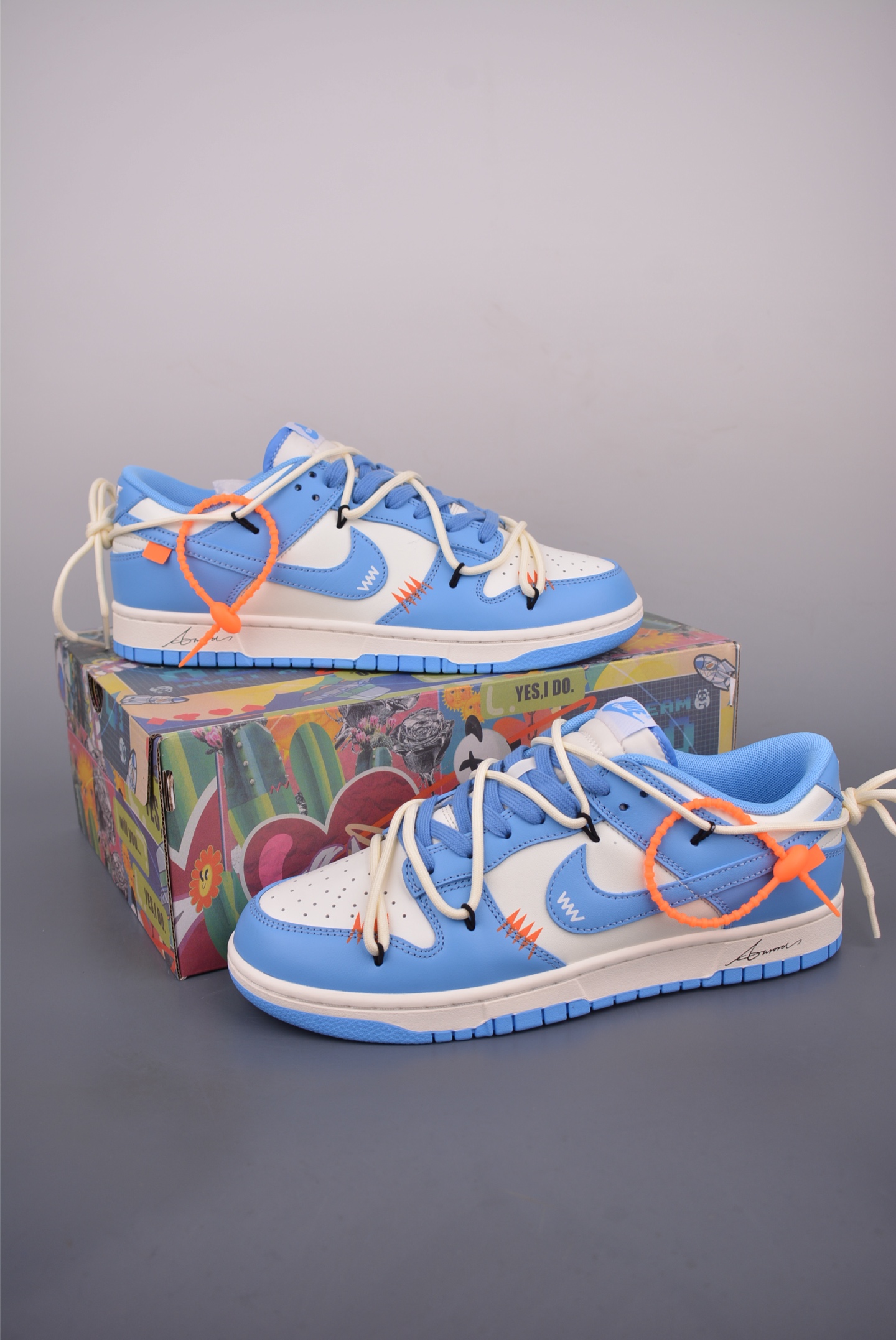 Nike SB Dunk Low White Blue Deconstructed Strap Sneakers - Premium Quality 6 i1753485075153 3069 0 4