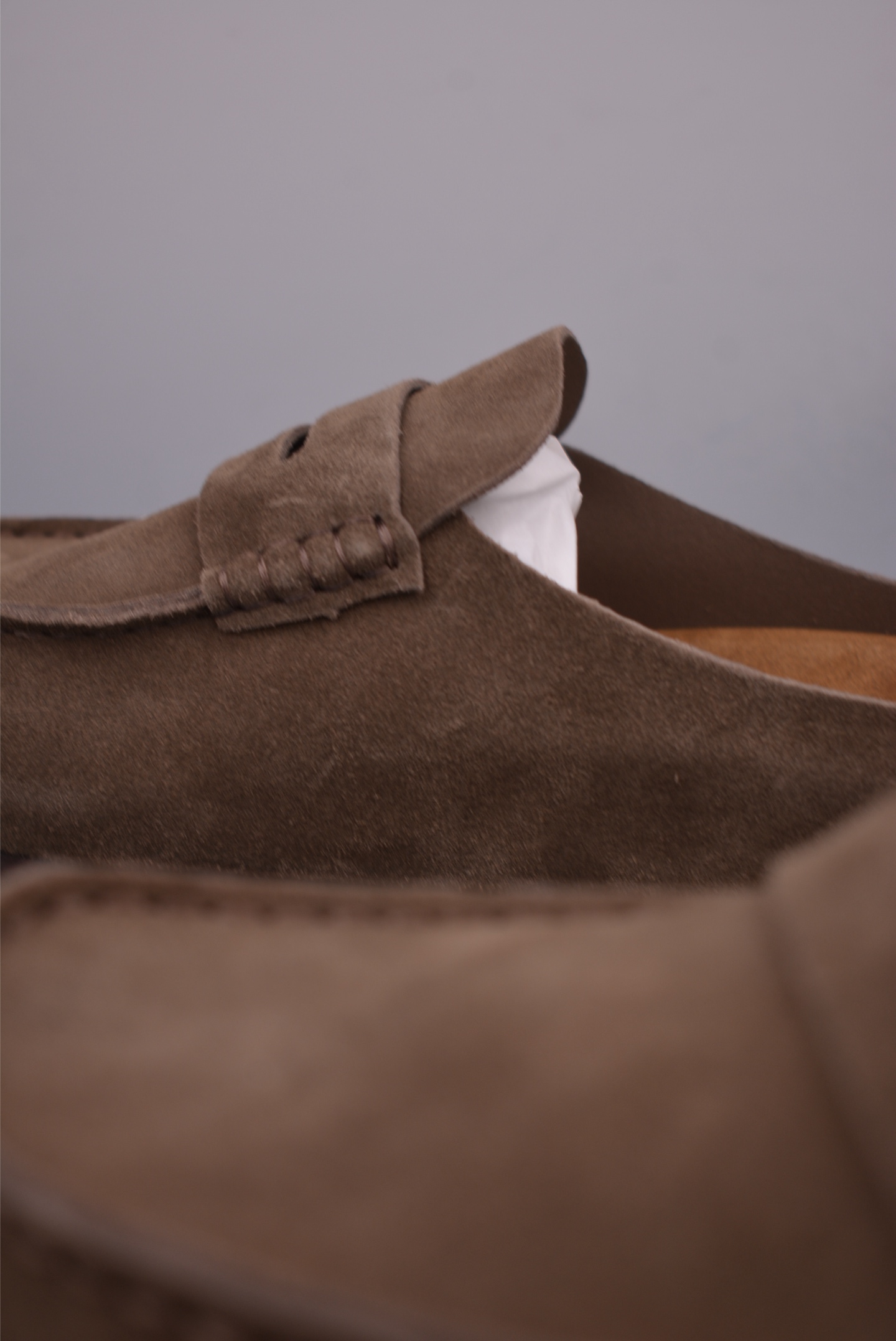 Birkenstock Naples Wrapped Loafer Mule - Suede Leather, Retro Cork Sole 9 i1753568400287 3984 0 7