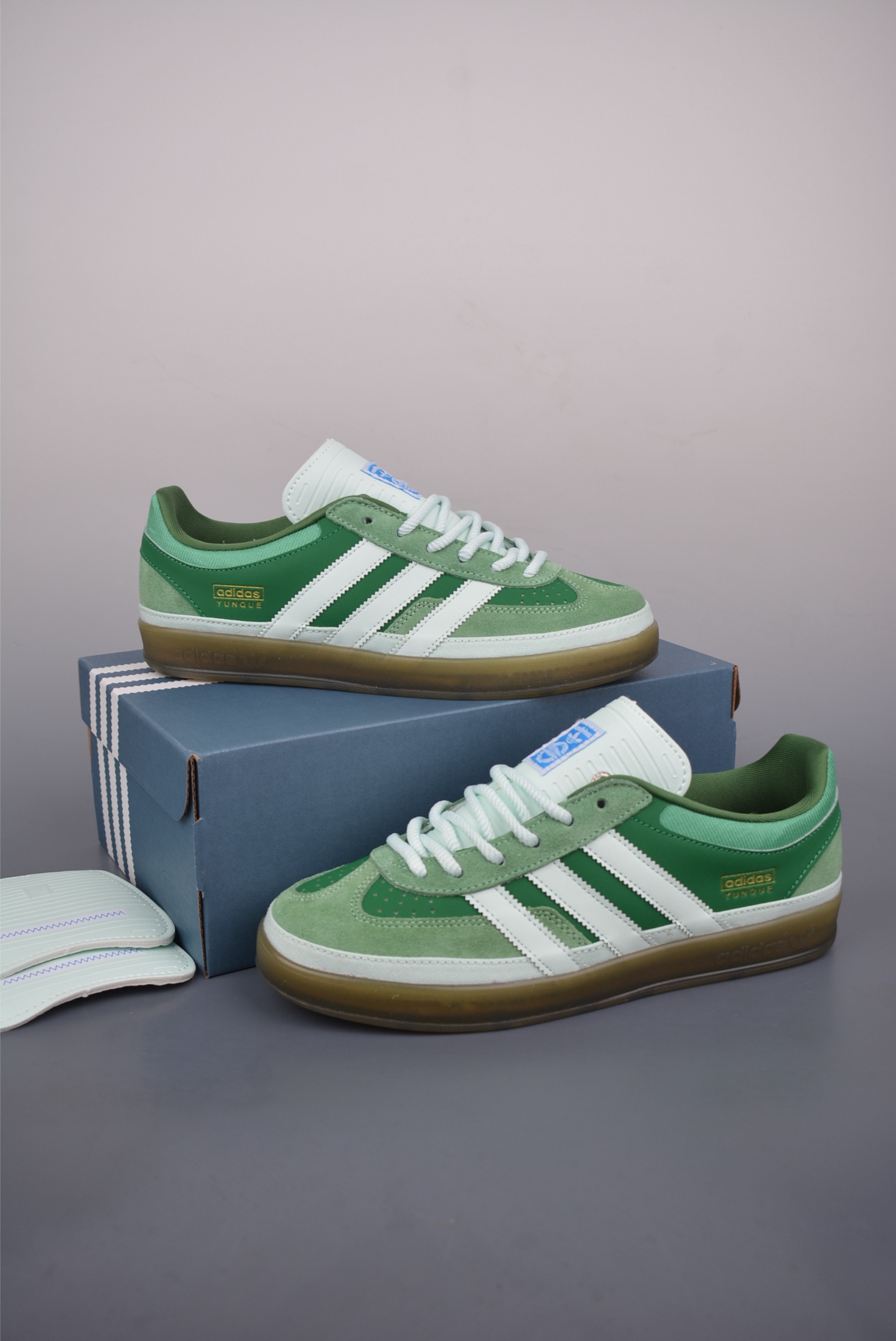 Adidas Bad Bunny Gazelle Indoor Low-Top Sneakers - Green/White, Multiple Sizes 6 i1753652958072 465 0 4