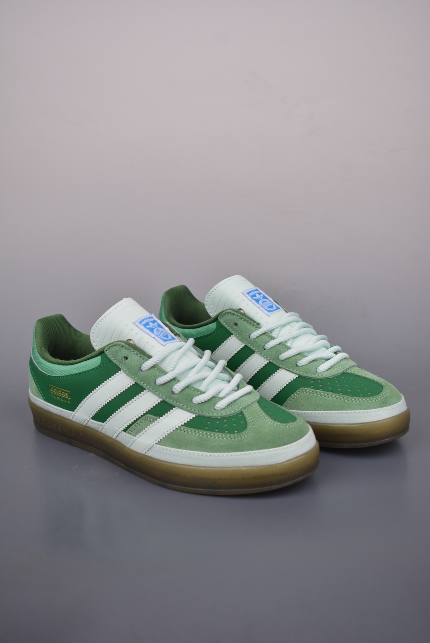 Adidas Bad Bunny Gazelle Indoor Low-Top Sneakers - Green/White, Multiple Sizes 2 i1753652959444 4065 0 0