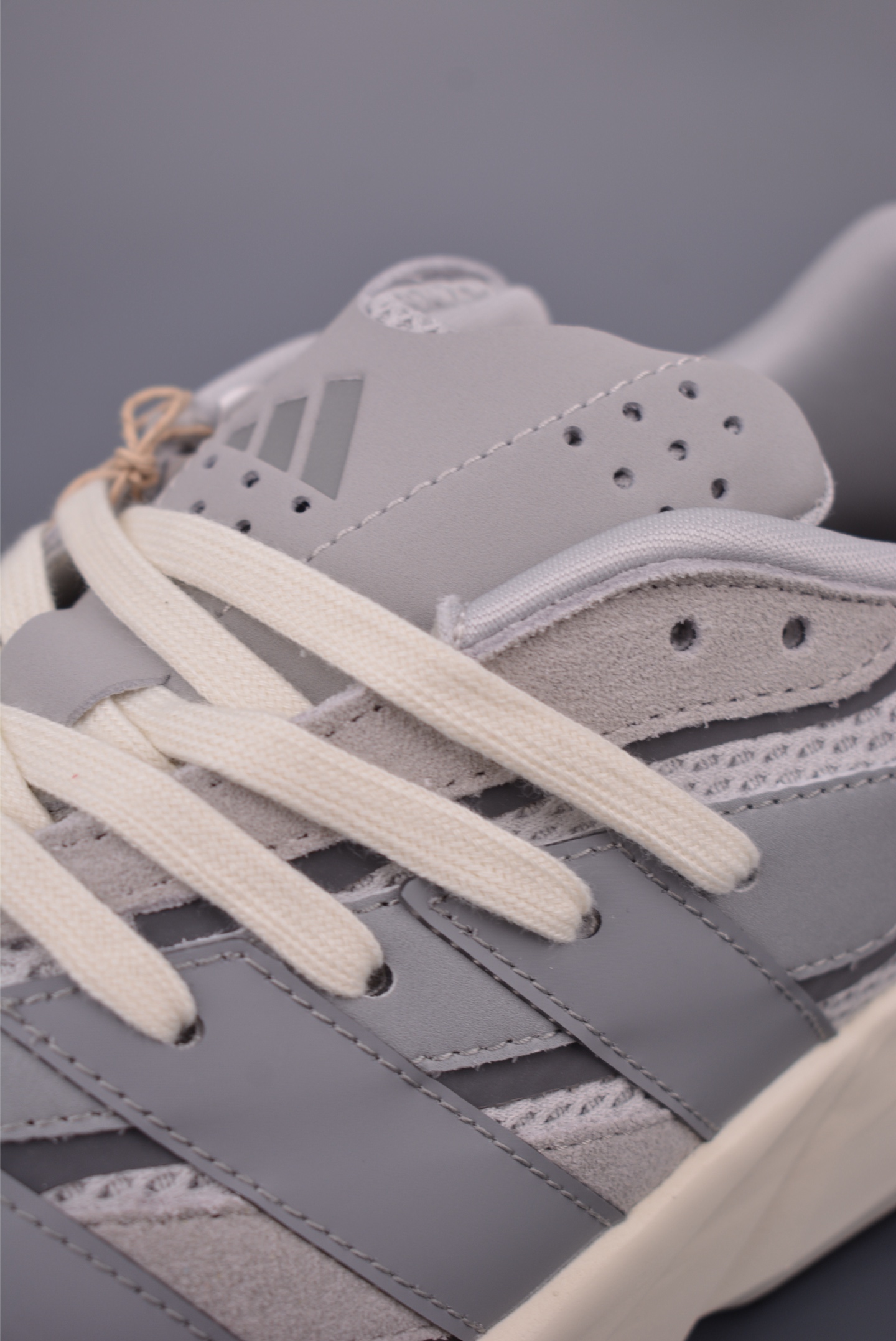 Adidas Lightblaze Grey Suede & Mesh Sneakers - Breathable, Comfortable, & Durable 7 i1753655076401 3780 0 6