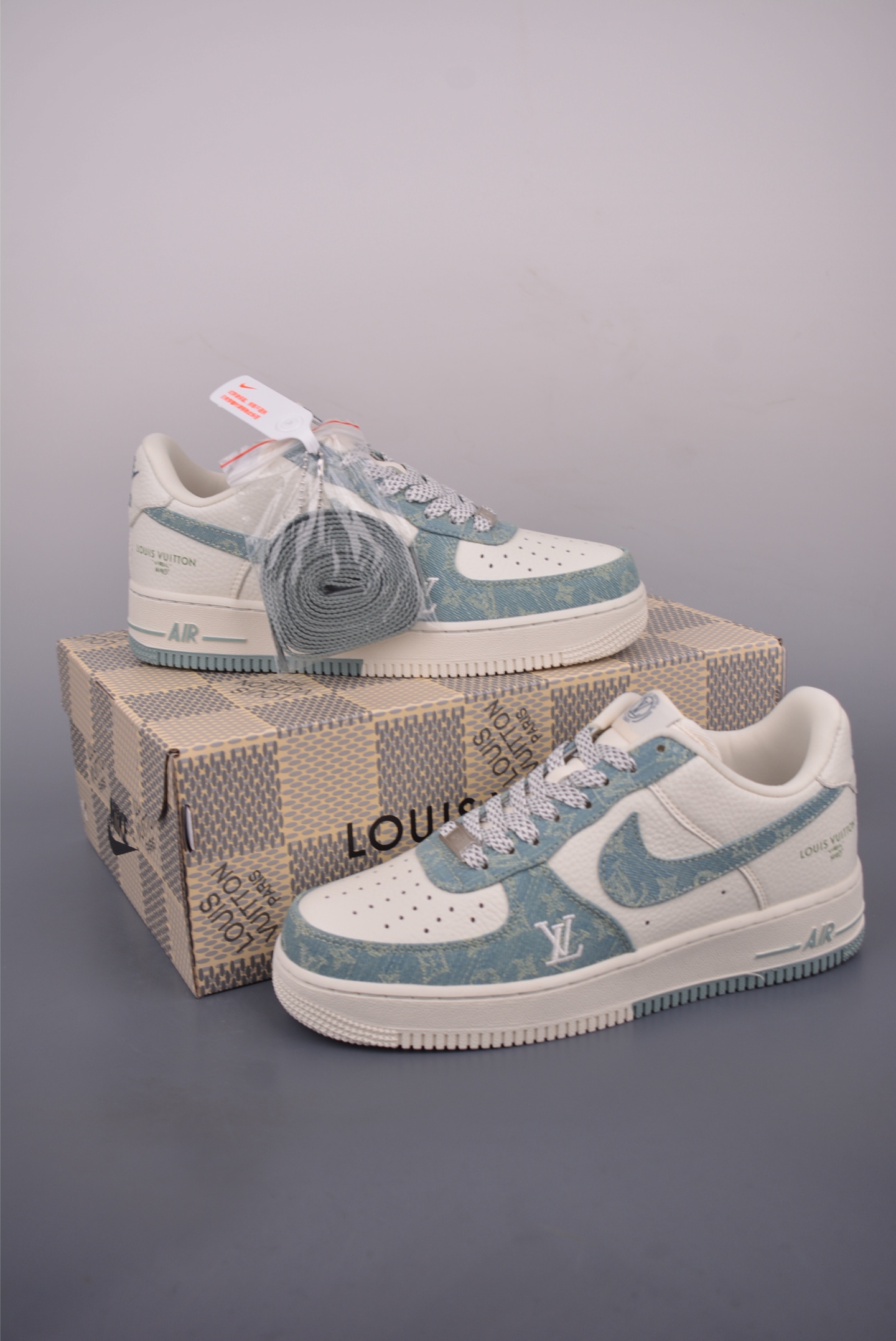 Nike Air Force 1 Low Louis Vuitton Edition Premium Sneakers - Size 36-45 5 i1753736727851 7295 0 4