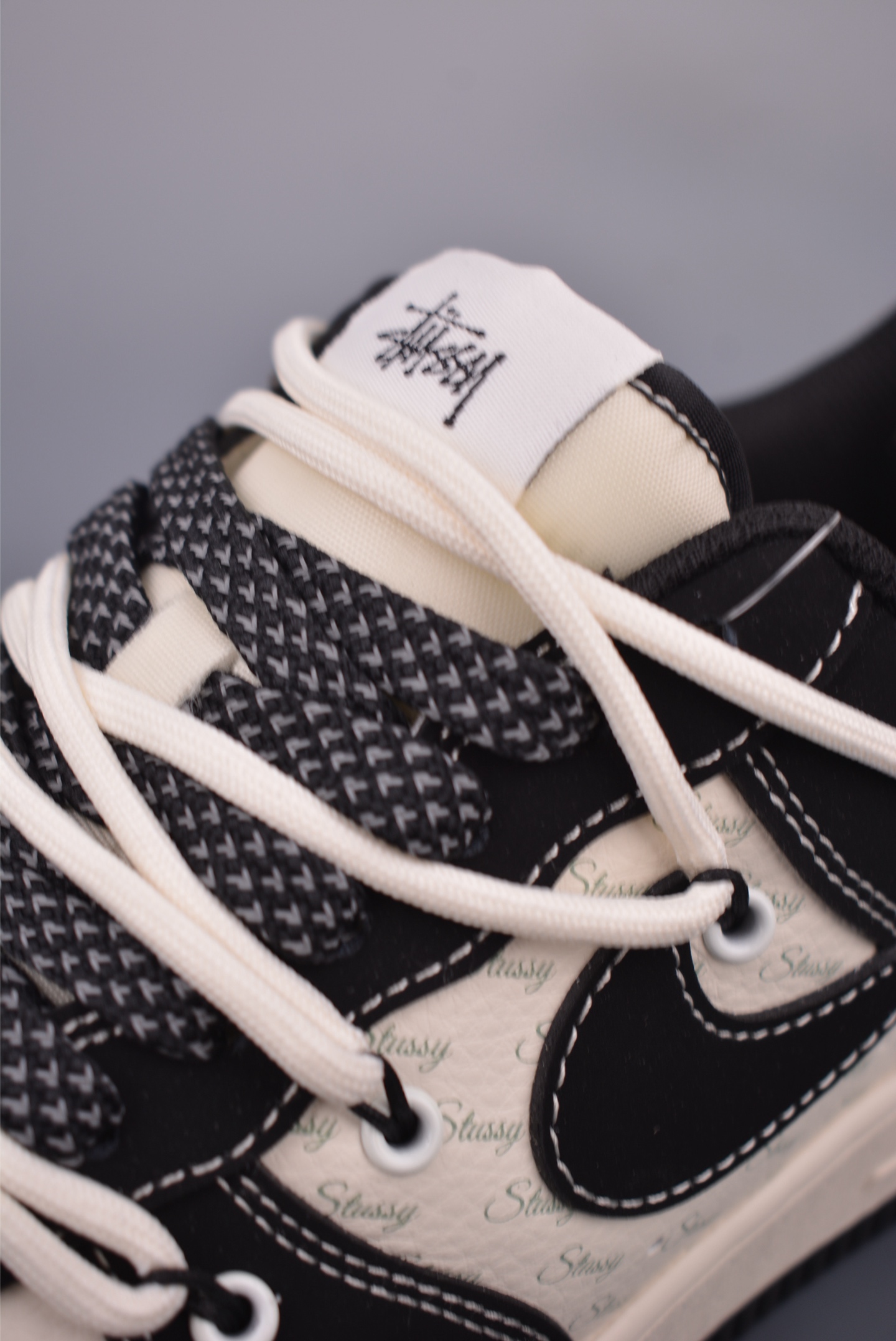 Nike Air Force 1 Low Stussy Collab Black and White Sneakers 7 i1753743451743 5012 0 6