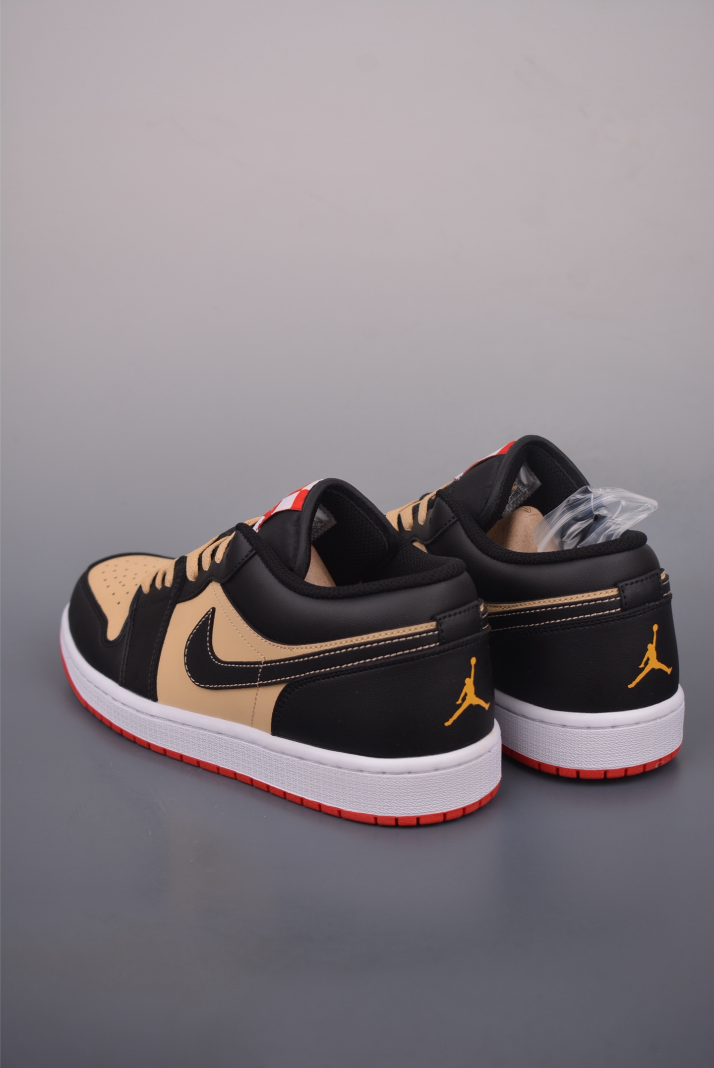Air Jordan 1 Low Top Sneakers - Brown, Black and Red Color Combination 3 i1753815525165 4888 0 1