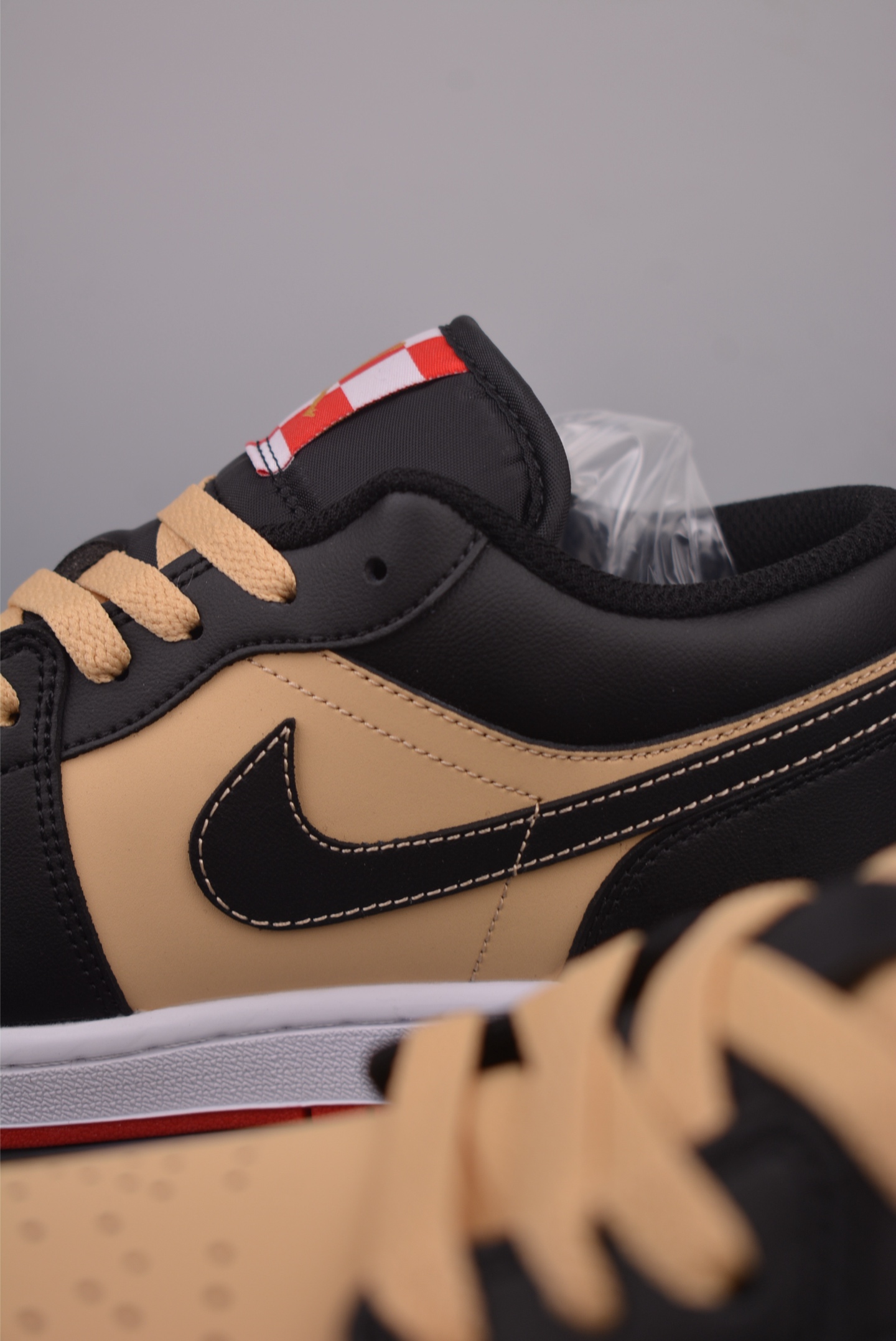 Air Jordan 1 Low Top Sneakers - Brown, Black and Red Color Combination 9 i1753815525189 5028 0 7