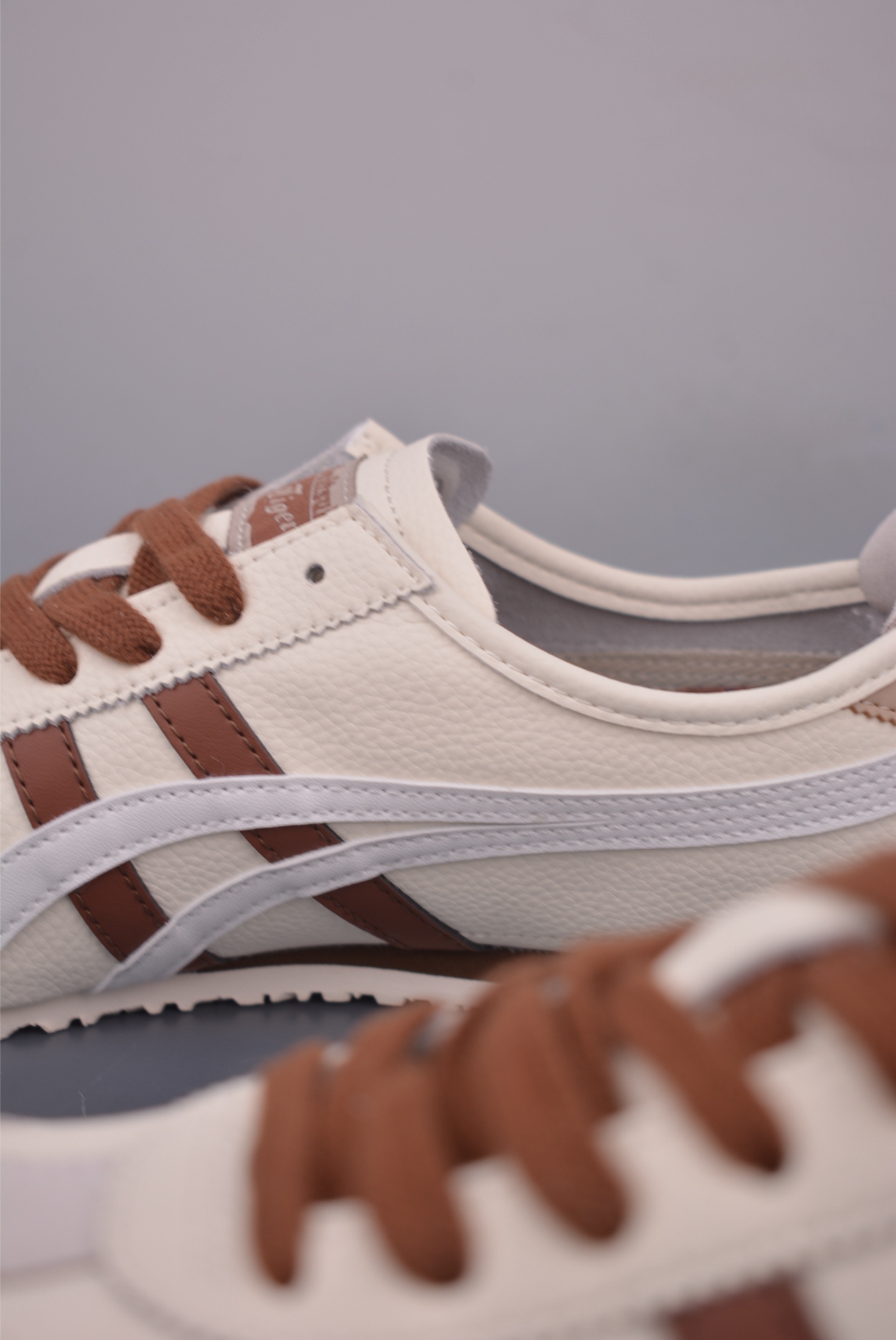 Onitsuka Tiger MEXICO 66 Cream/Brown Leather Sneakers - Unisex Sizes 9 i1753816862959 2066 0 7
