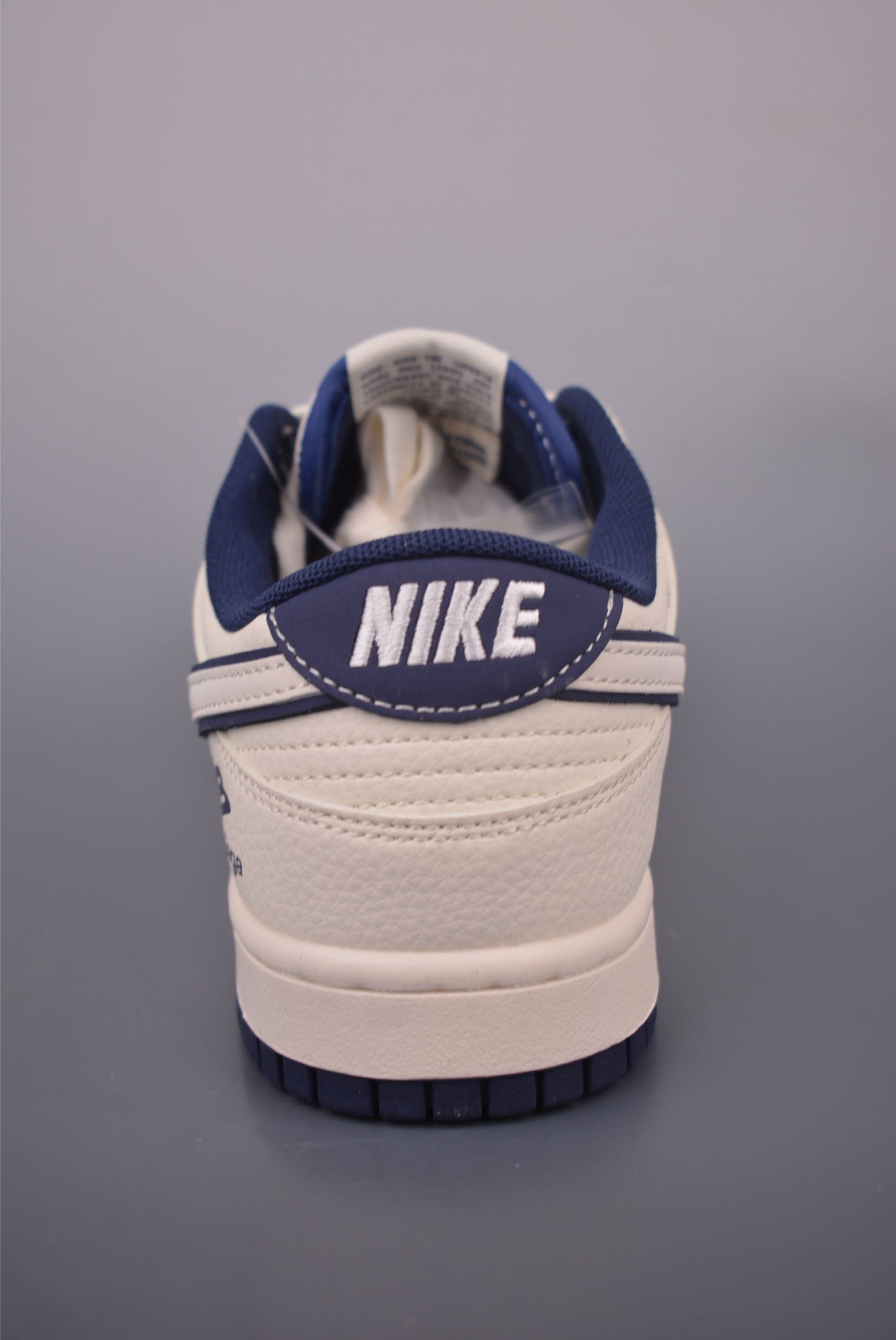 Nike SB Dunk Low Balenciaga Cream and Navy Blue Men's Sneakers 4 i1753819066150 8695 0 3