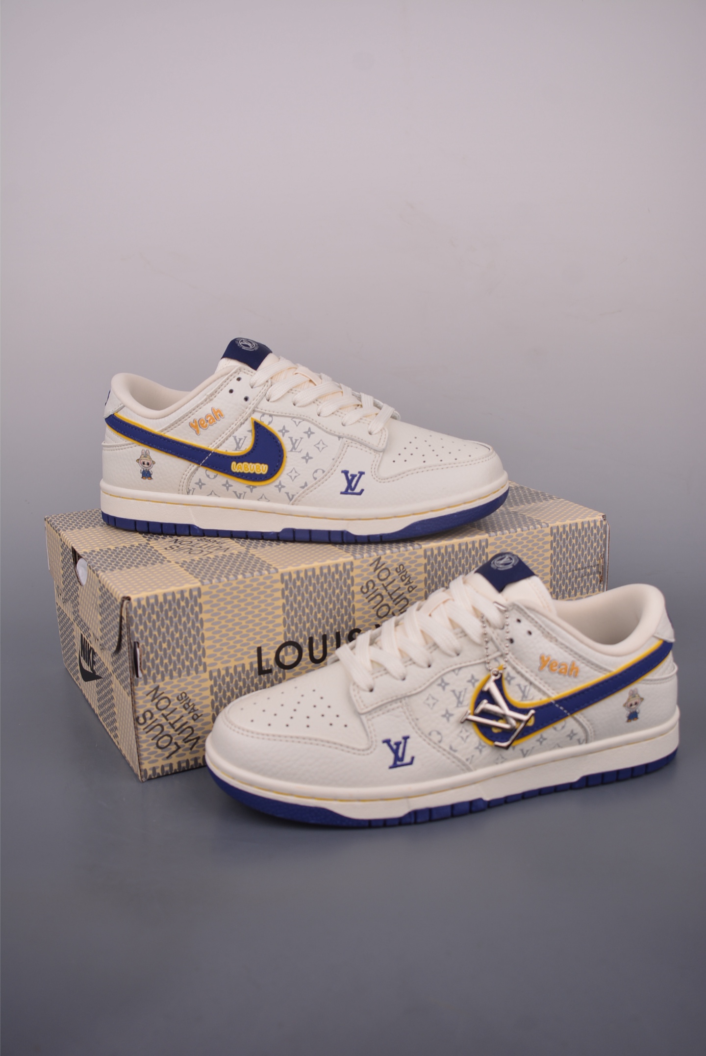 Nike SB Dunk Low Louis Vuitton Collab Premium Leather Sneakers - Limited Edition 6 i1753819915321 4314 0 4